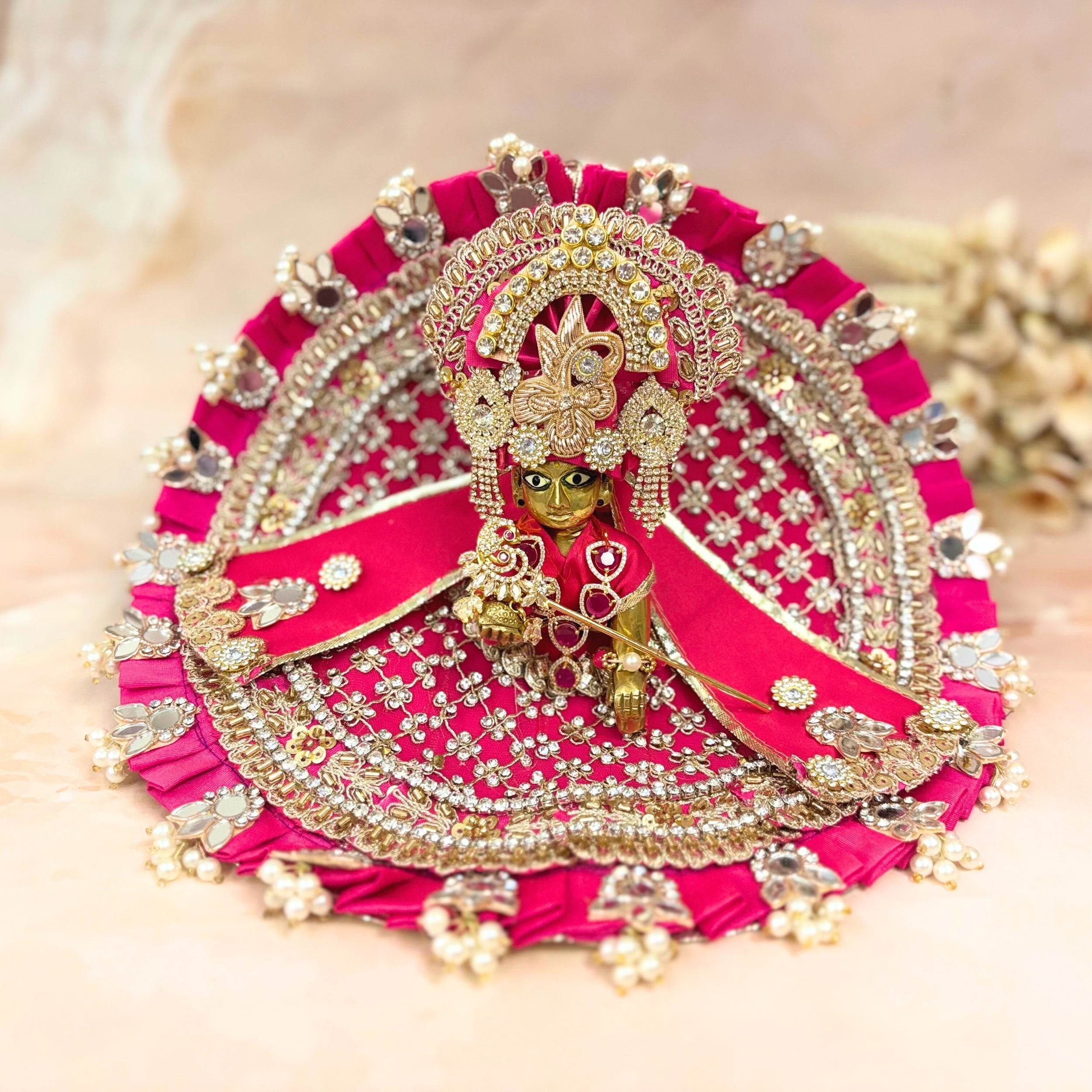 Handmade Designer Laddu Gopal Dress | Fancy Kanha Ji Poshak for Janmashtami | Bal Gopal & Krishna Ji Dress Collection