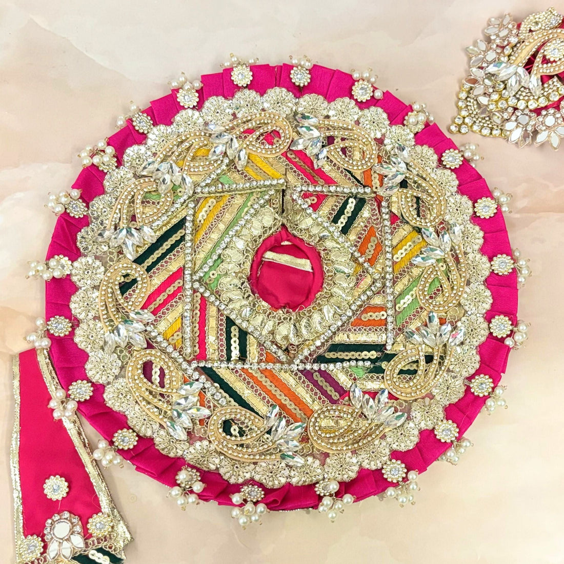 Handmade Designer Laddu Gopal Dress | Fancy Kanha Ji Poshak for Janmashtami | Bal Gopal & Krishna Ji Dress for Festivals