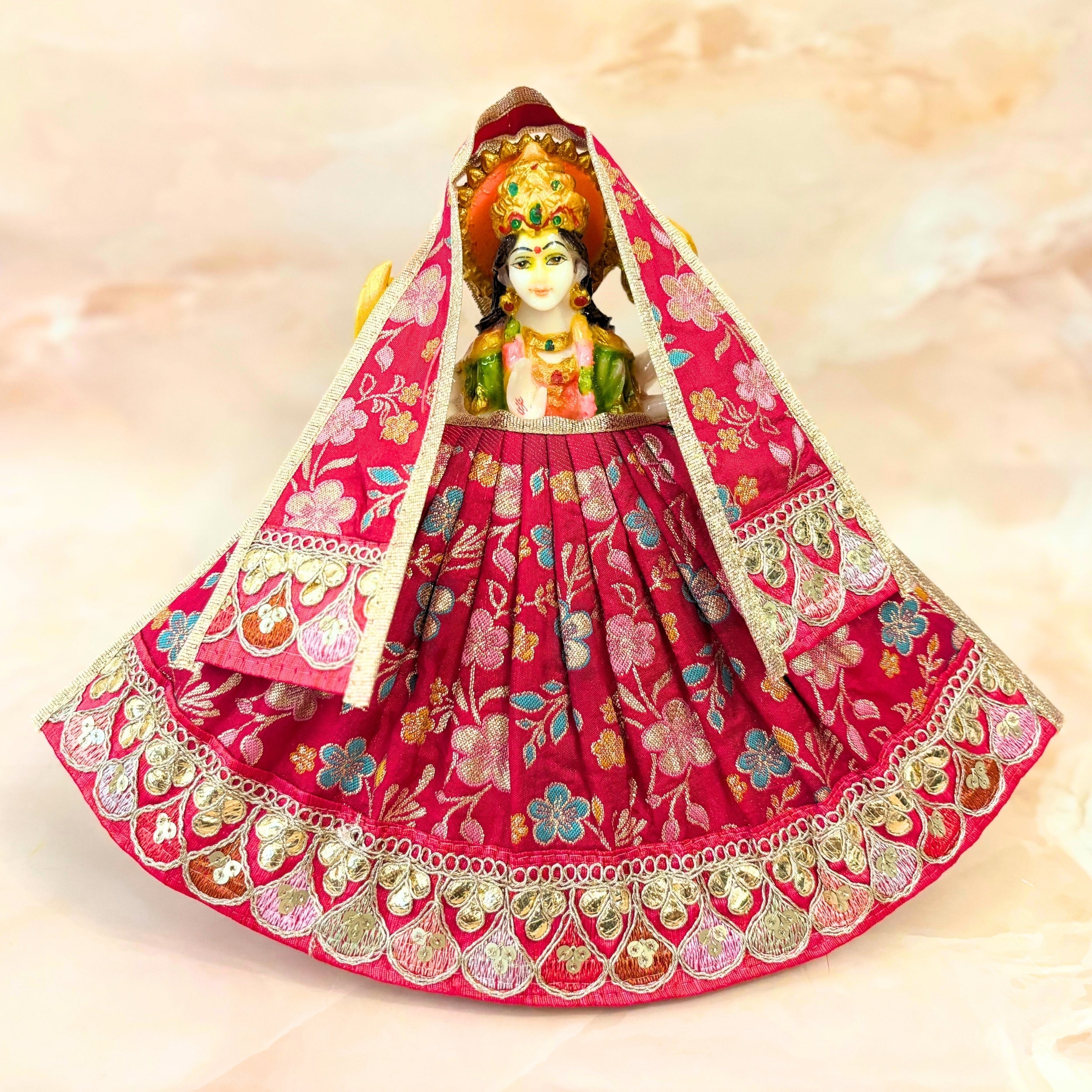 Handmade Designer Vasundhara Mata Rani Dress for Laddu Gopal | Fancy Kanha Ji Poshak & Bal Gopal Dress for Janmashtami Celebrations