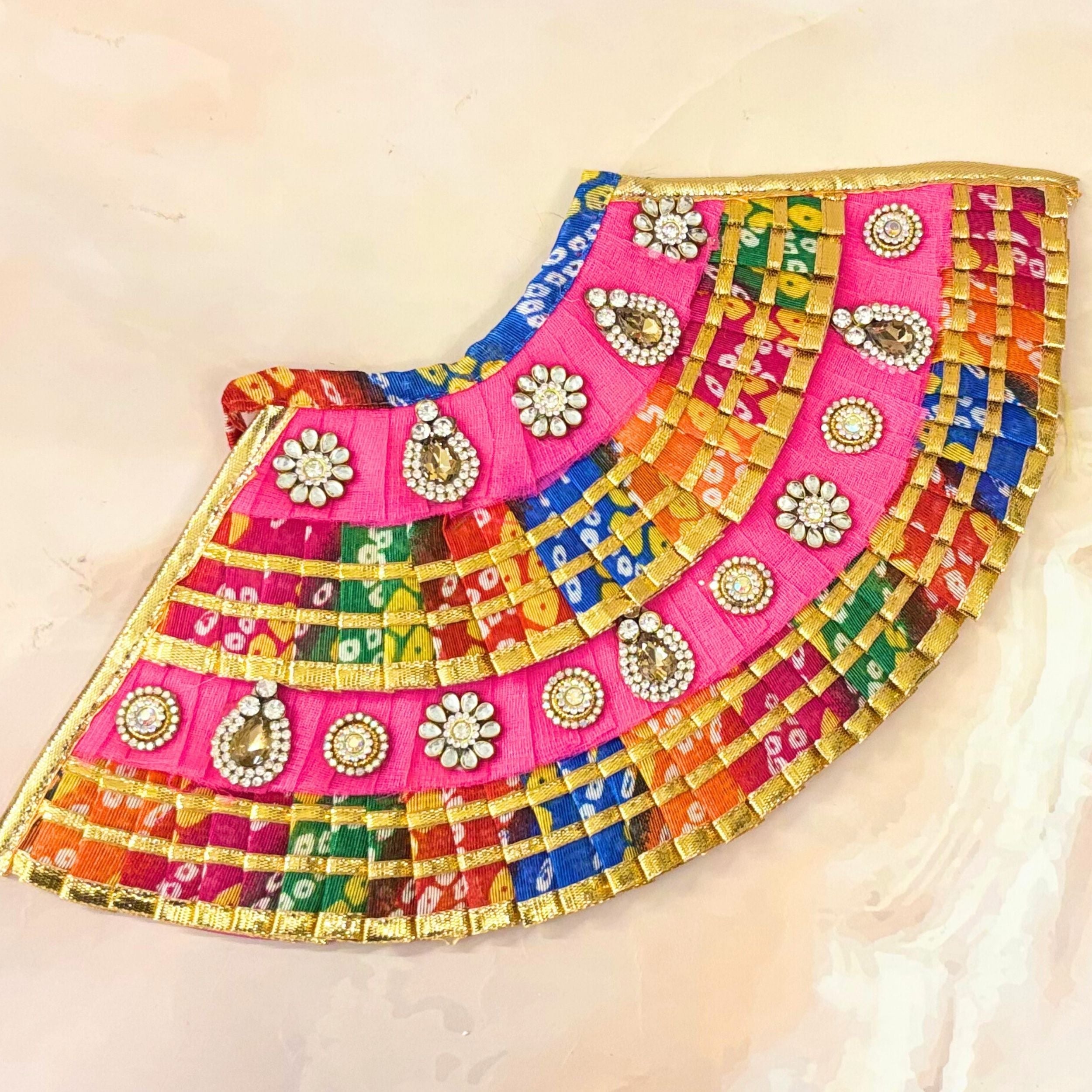 Handmade Designer Laddu Gopal Dress | Fancy Kanha Ji Poshak for Janmashtami | Bal Gopal & Krishna Ji Dress for Festivals