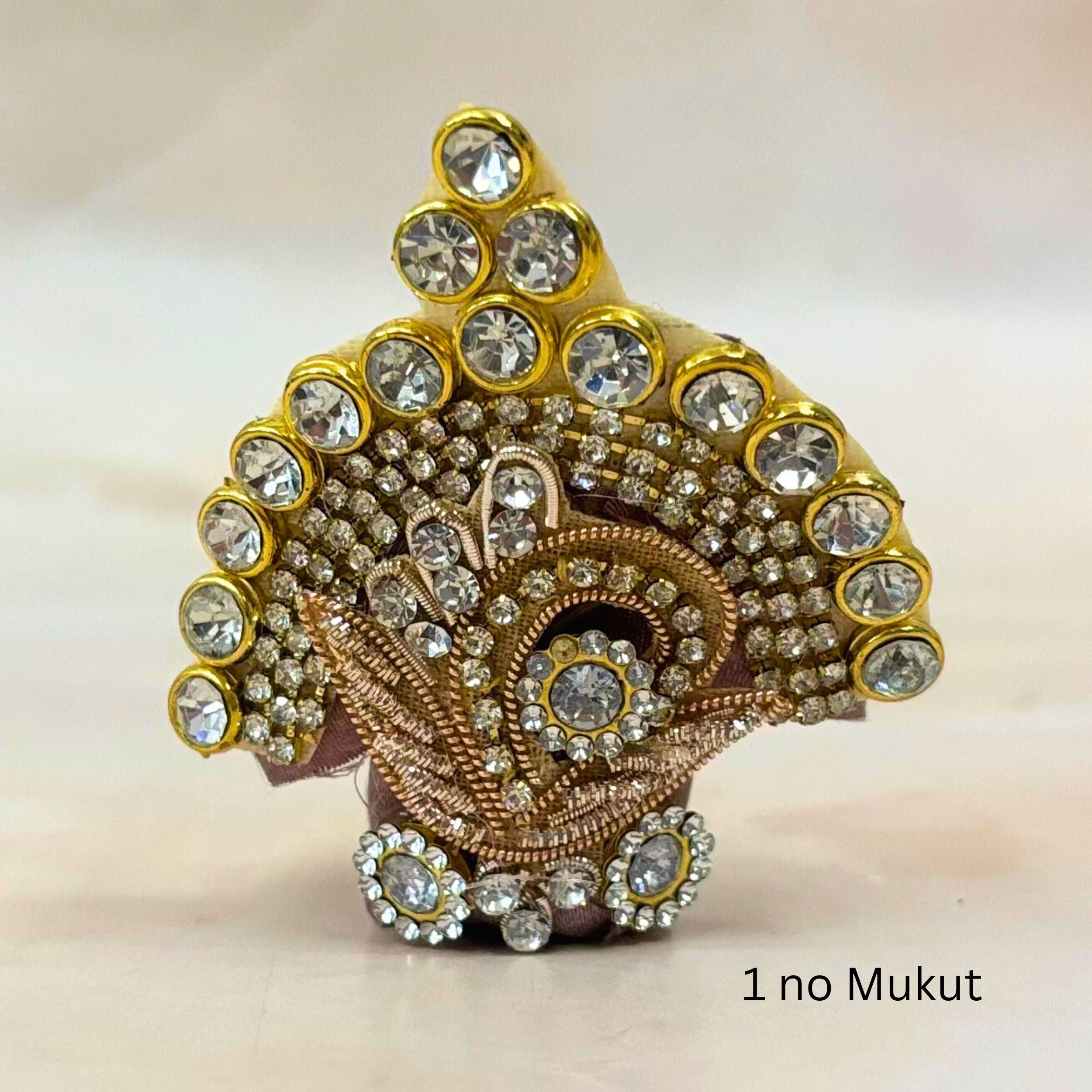 Handmade Luxe Raj Tilak Laddu Gopal Dress - Designer Kanha Ji Poshak for Janmashtami, Fancy Bal Gopal & Krishna Ji Dress
