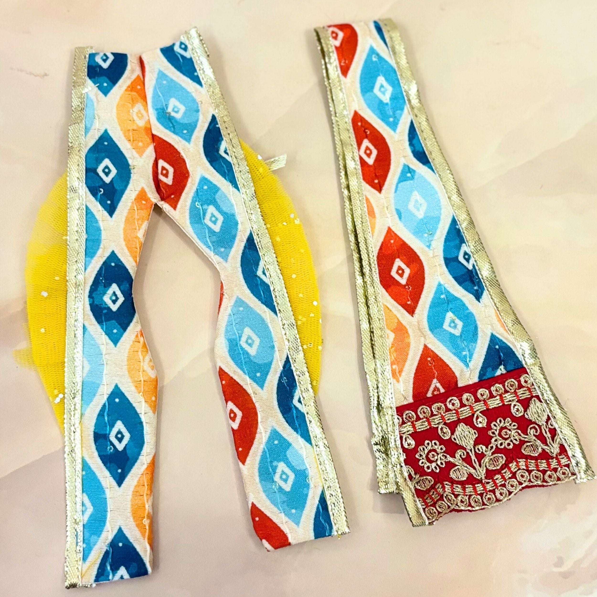 Handmade Designer Laddu Gopal Dress | Fancy Kanha Ji Poshak for Janmashtami | Bal Gopal & Krishna Ji Dress for Festivals