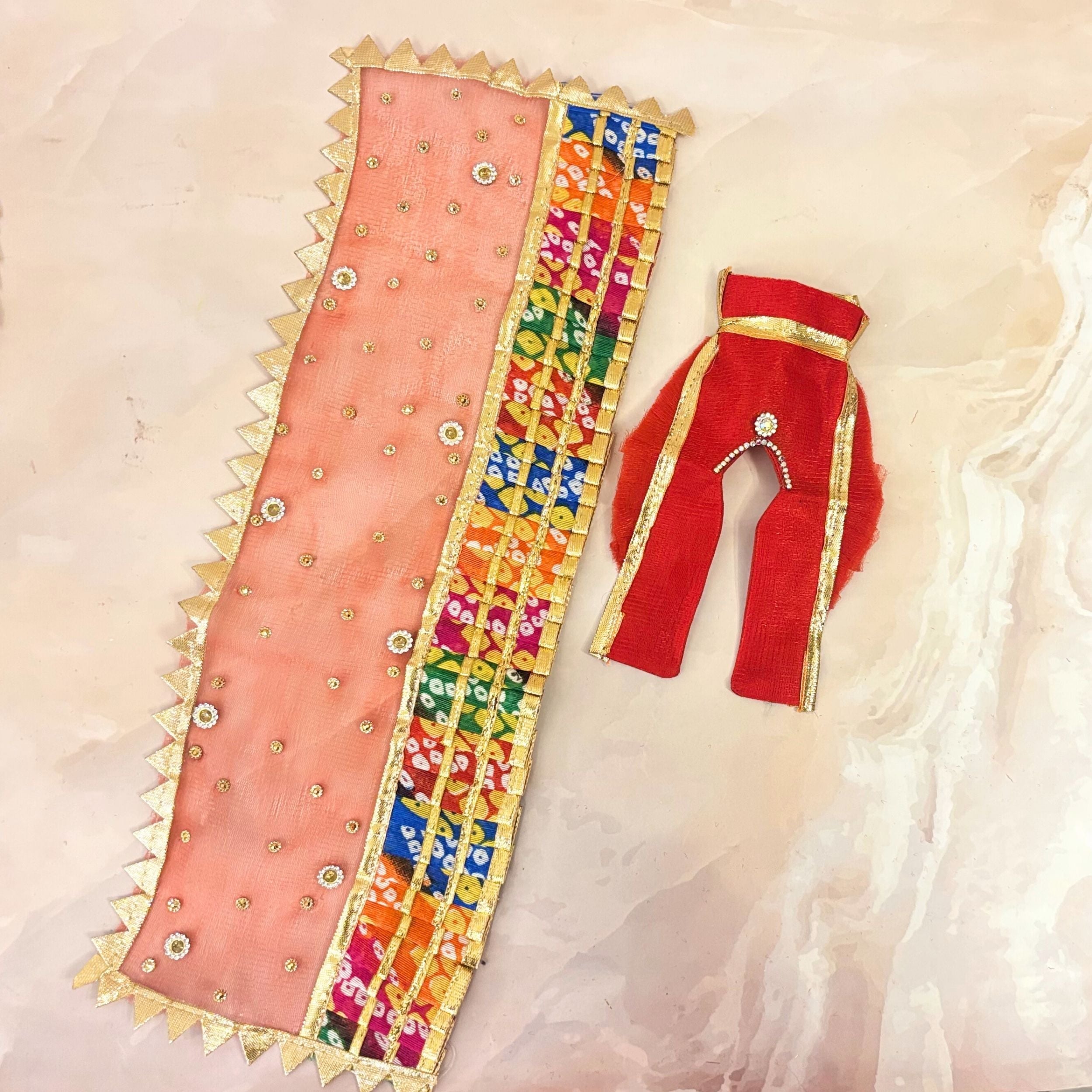 Handmade Designer Laddu Gopal Dress | Fancy Kanha Ji Poshak for Janmashtami | Bal Gopal & Krishna Ji Dress for Festivals
