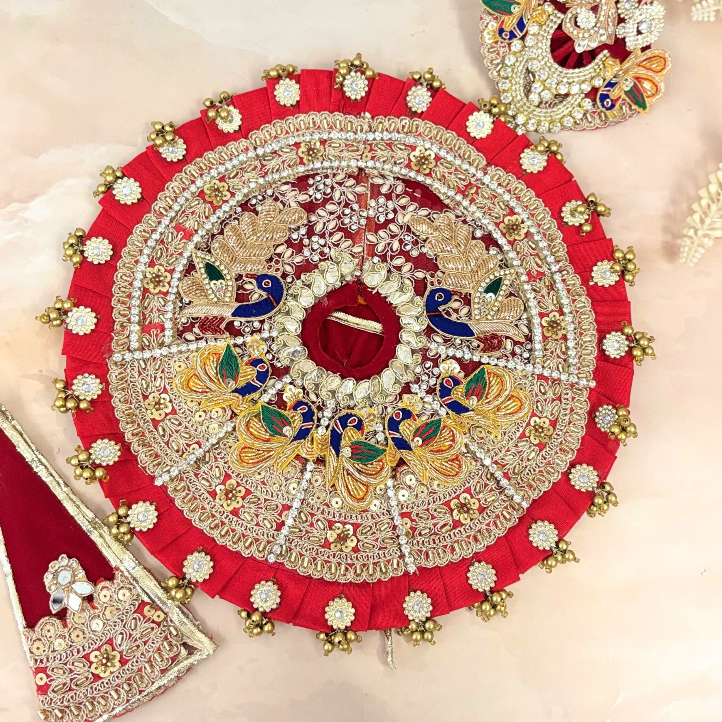 Handmade Designer Laddu Gopal Dress | Fancy Kanha Ji Poshak for Janmashtami | Bal Gopal & Krishna Ji Dress for Festivals