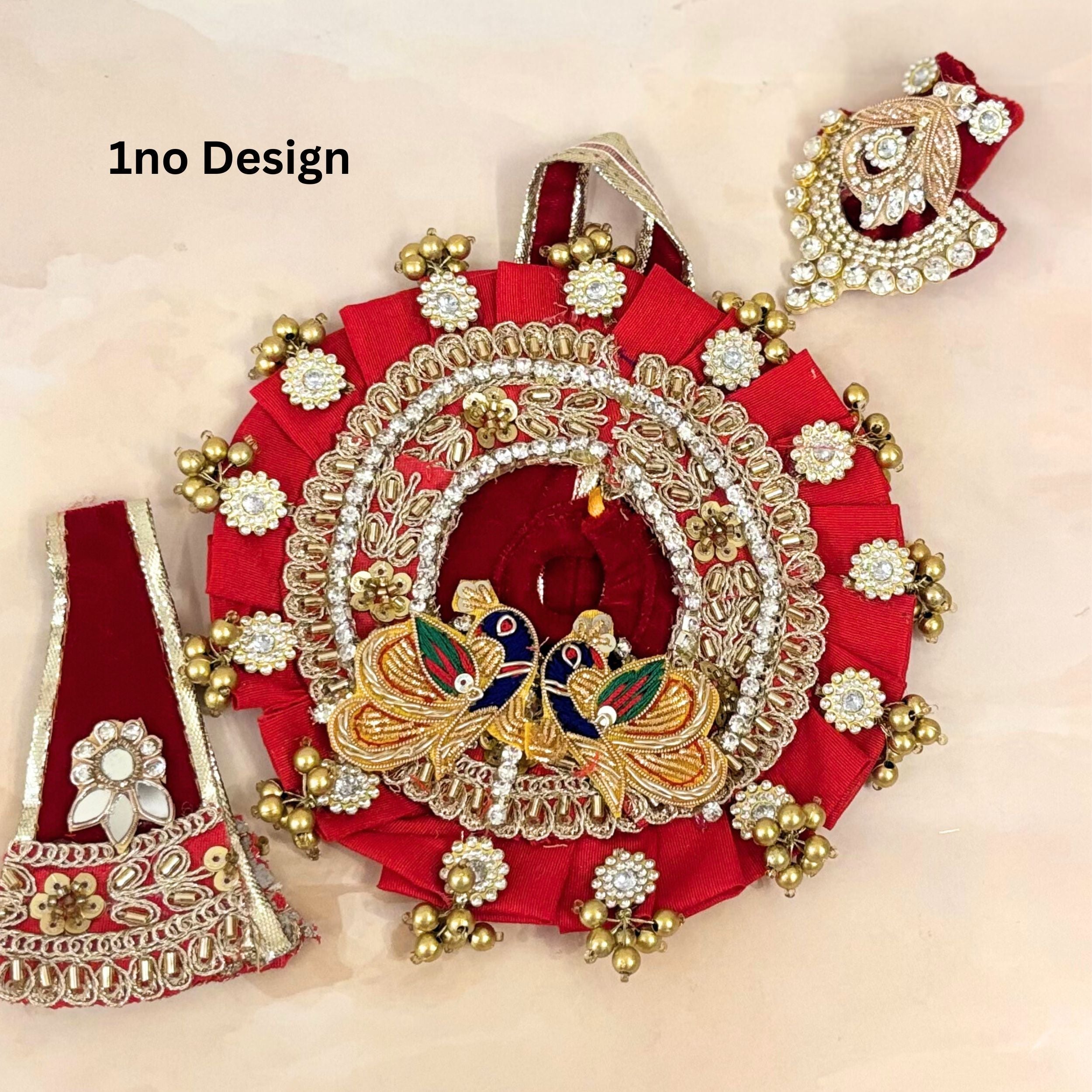 Handmade Designer Laddu Gopal Dress | Fancy Kanha Ji Poshak for Janmashtami | Bal Gopal & Krishna Ji Dress for Festivals