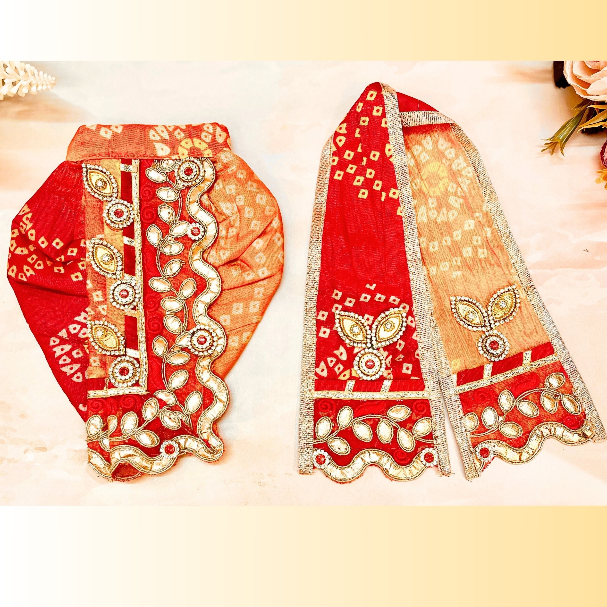 Handmade Designer Laddu Gopal Dress - Fancy Kanha Ji Poshak for Janmashtami | Bal Gopal & Krishna Ji Dress for Festivals