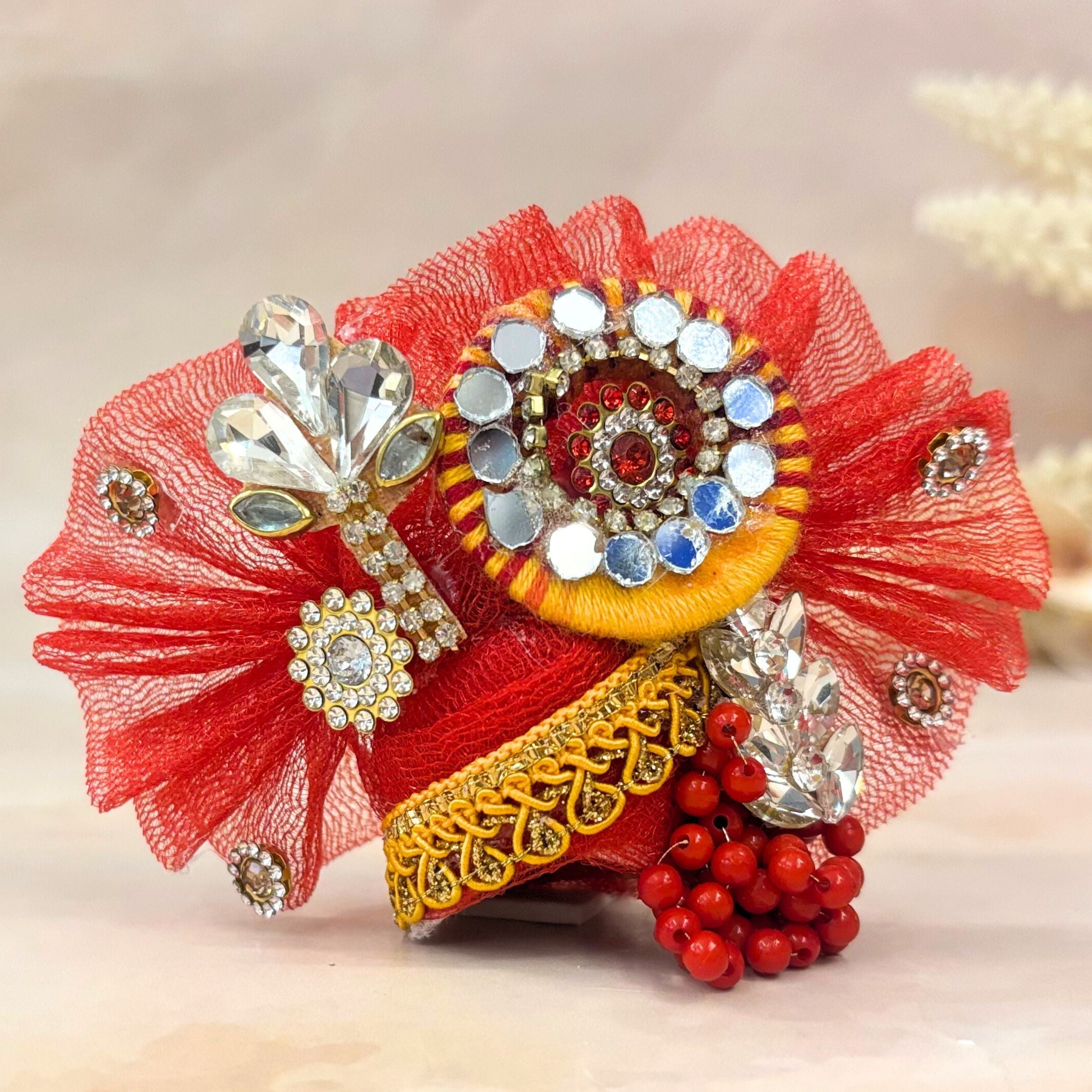 Handmade Designer Laddu Gopal Dress | Fancy Kanha Ji Poshak for Janmashtami | Bal Gopal & Krishna Ji Dress for Festivals