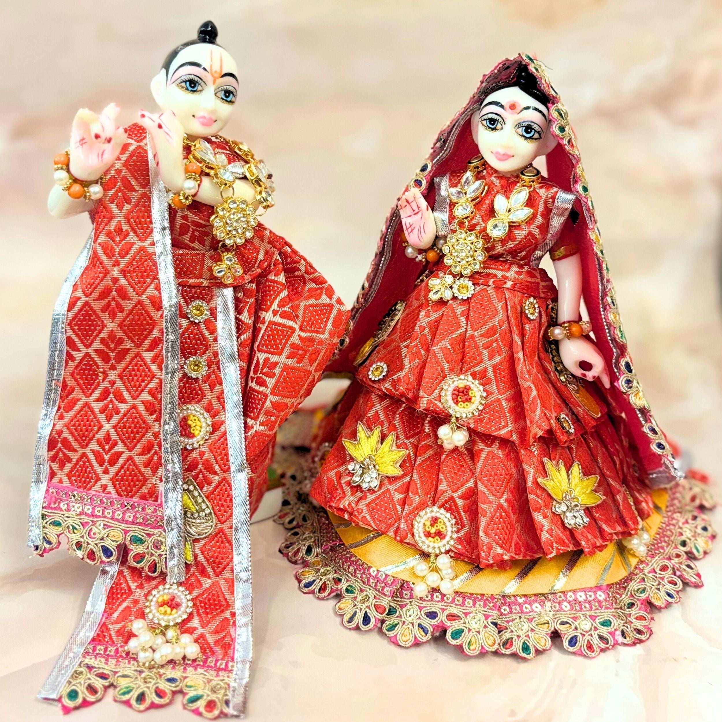 Handmade Designer Laddu Gopal Dress | Fancy Kanha Ji Poshak for Janmashtami | Bal Gopal & Krishna Ji Dress for Festivals