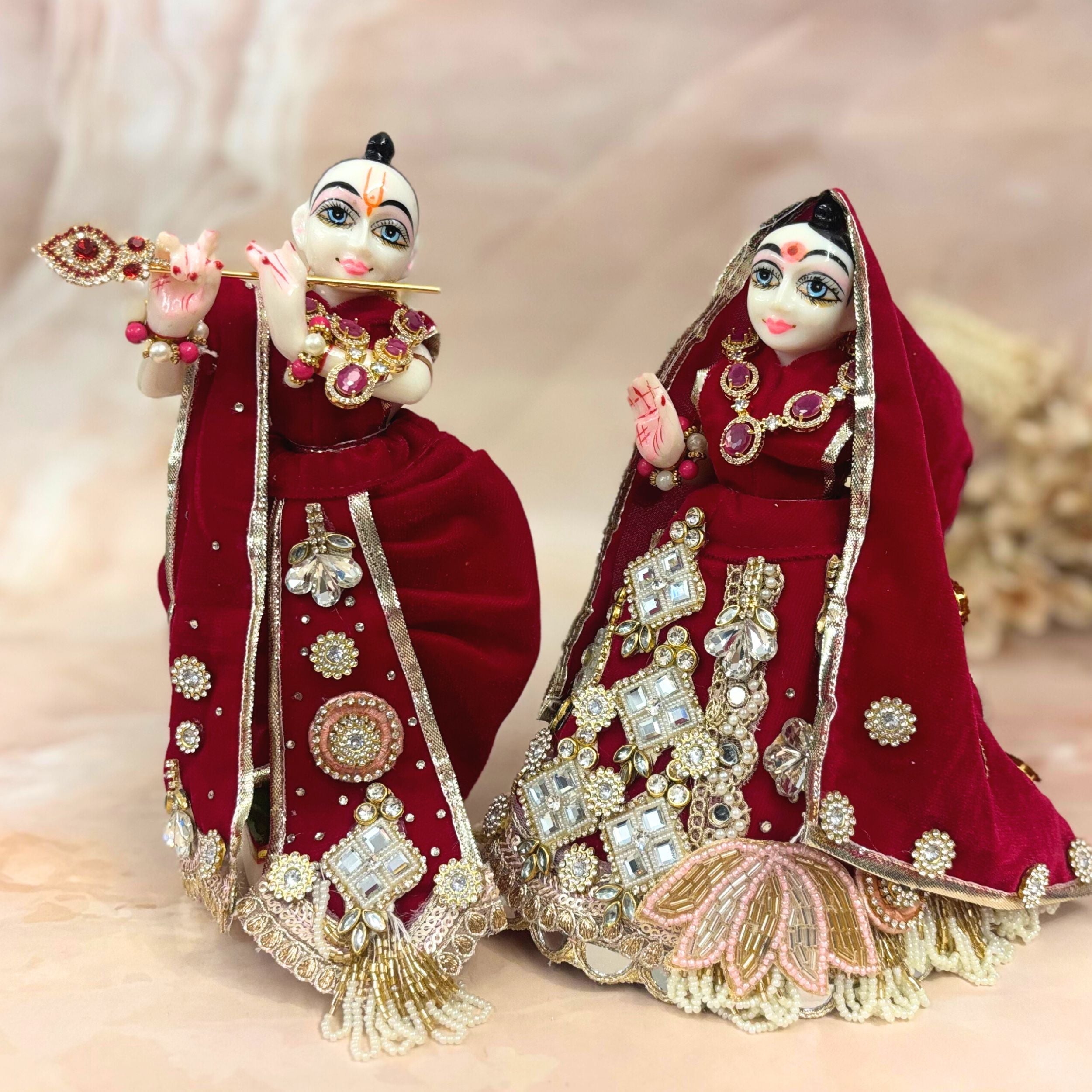 Handmade Designer Laddu Gopal Dress | Fancy Kanha Ji Poshak for Janmashtami | Bal Gopal & Krishna Ji Dress for Festivals