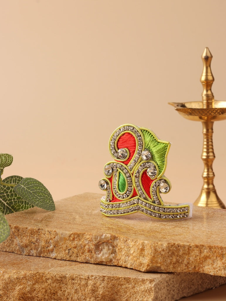 Handmade Madhuban Red Laddu Gopal Poshak - Designer Bal Gopal Dress for Janmashtami, Fancy Kanha Ji Dress, Krishna Ji Poshak