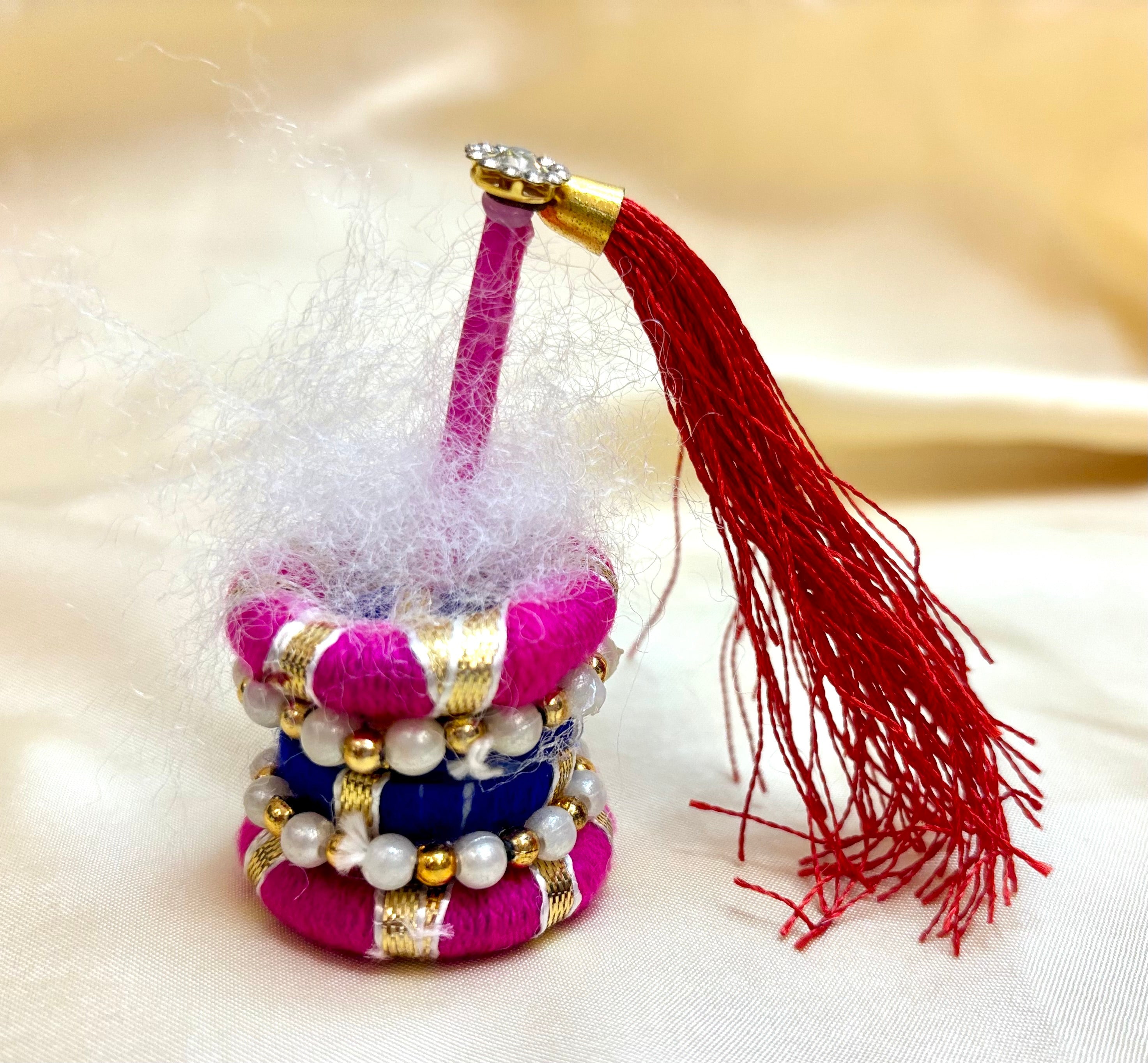 Small decorated Matki for Laddu Gopal Ji