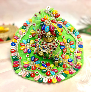 Handmade Teej Special Laddu Gopal Dress | Designer Kanha Ji Poshak & Fancy Bal Gopal Dress for Janmashtami Celebrations