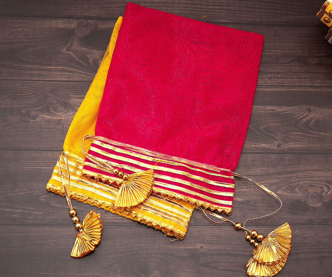 Pack of 10 Multi-Color Tissue Potli for Laddu Gopal Dress, Kanha Ji Poshak, Bal Gopal Dress - Perfect for Janmashtami Festival & Handmade Decor