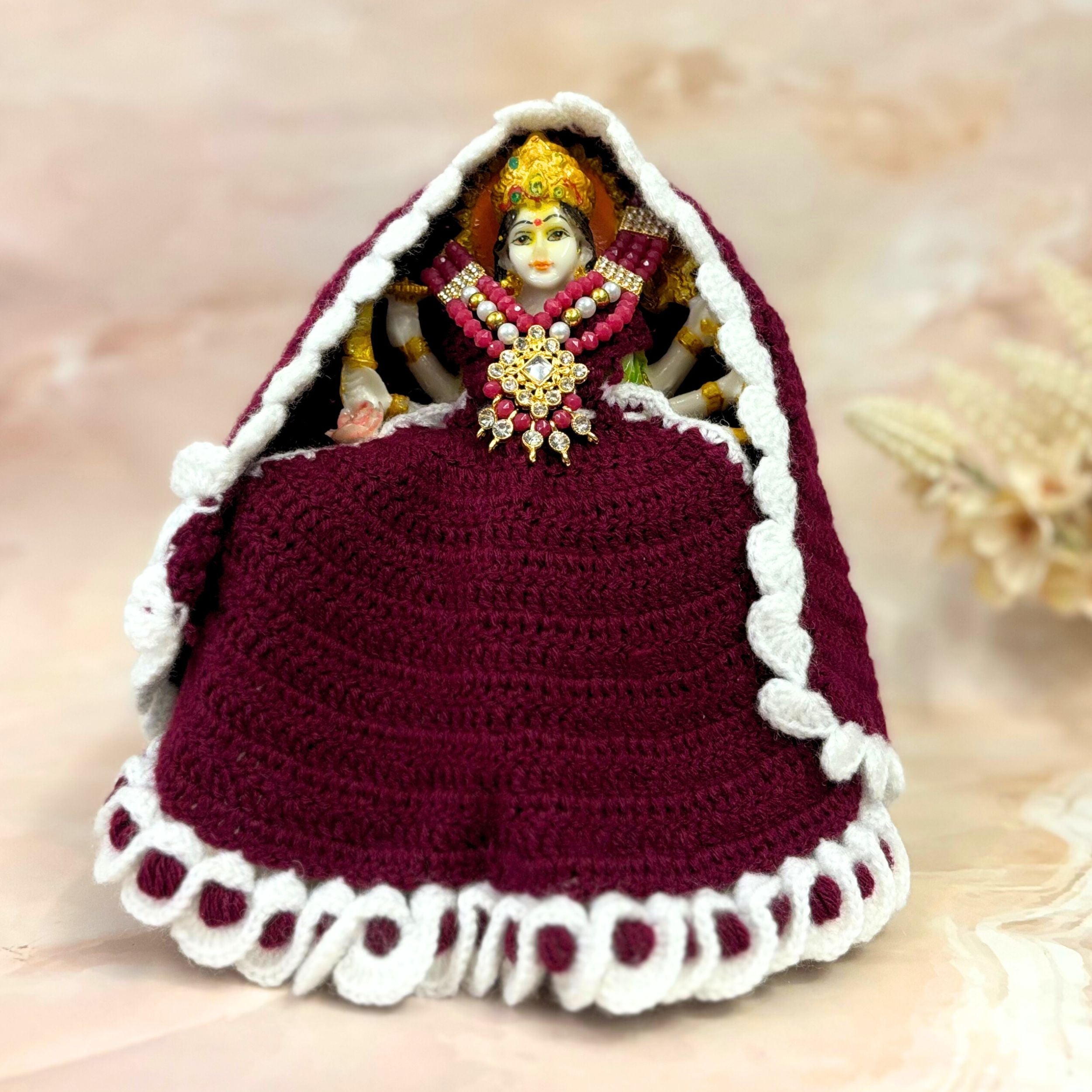 Handmade Rajshree Woollen Laddu Gopal Dress - Designer Kanha Ji Poshak for Janmashtami, Fancy Bal Gopal & Krishna Ji Dress
