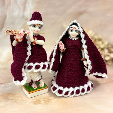Handmade Deepraaj Designer Woollen Laddu Gopal Dress | Fancy Kanha Ji Poshak for Janmashtami | Bal Gopal & Krishna Ji Dress