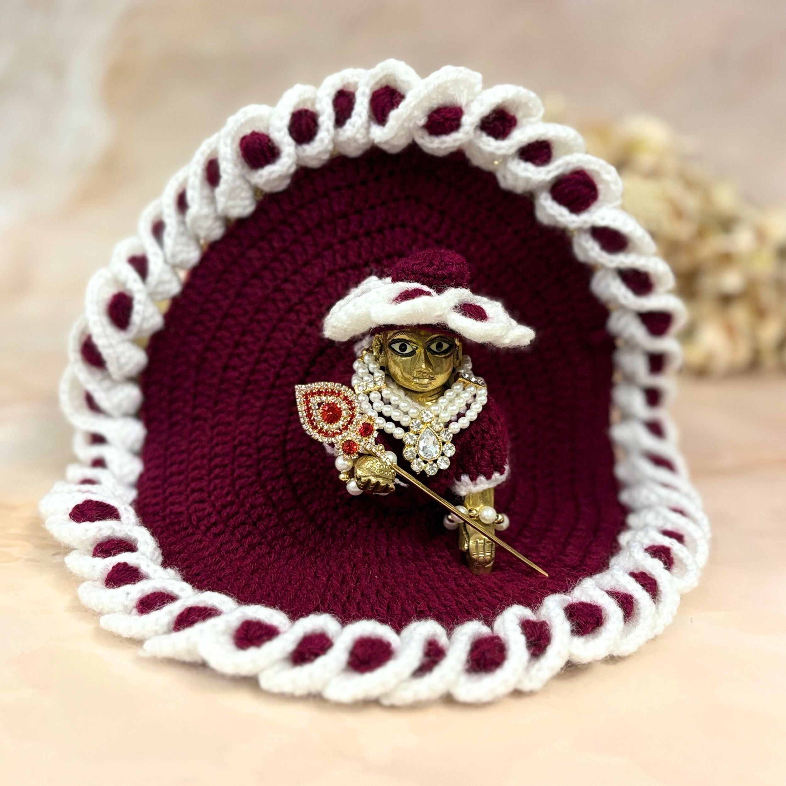 Handmade Deepraaj Designer Laddu Gopal Dress - Fancy Kanha Ji Poshak for Janmashtami, Bal Gopal & Krishna Ji Dress