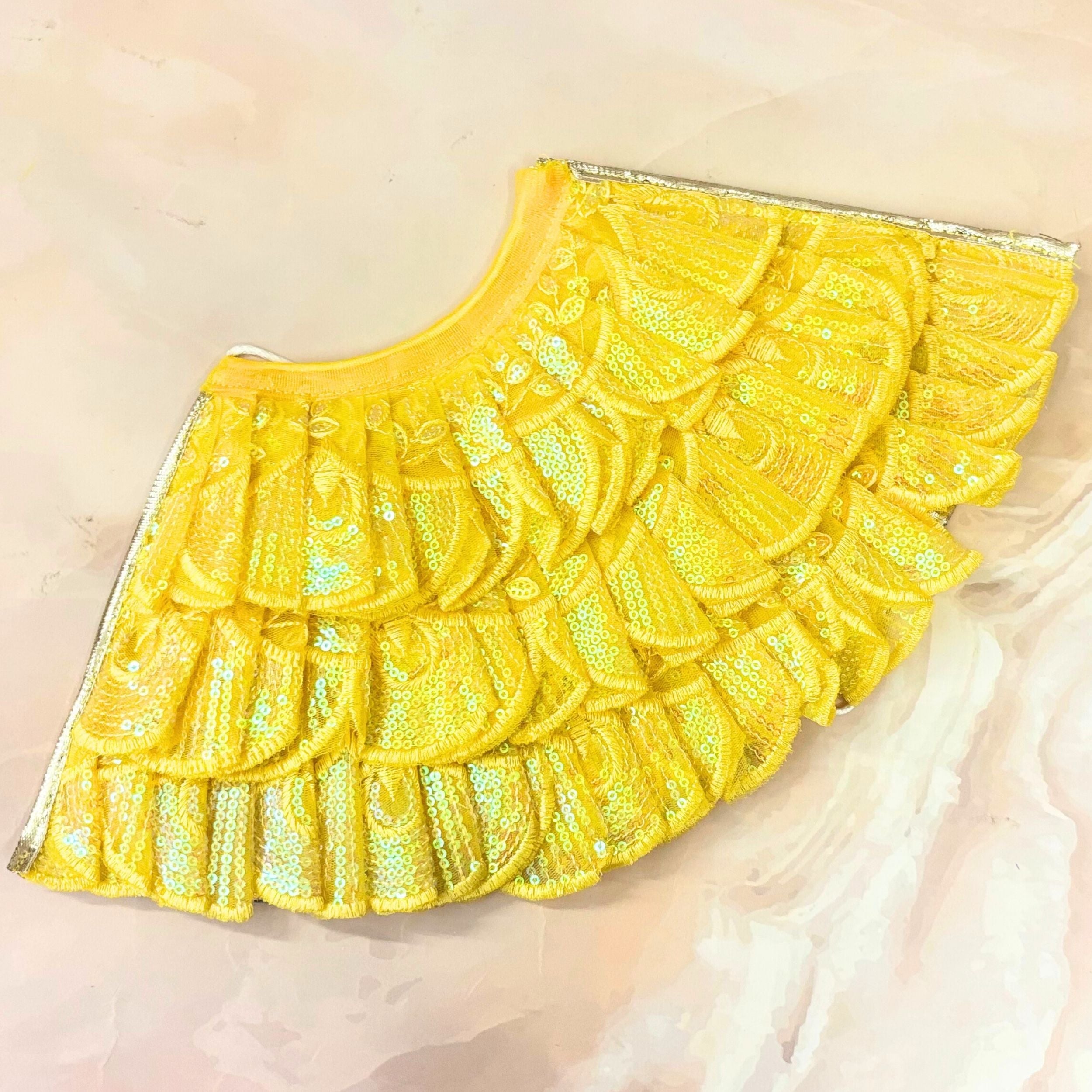 Handmade Suvrana Mata Rani Dress - Designer Laddu Gopal Dress, Kanha Ji Poshak, Bal Gopal Dress for Janmashtami Festival