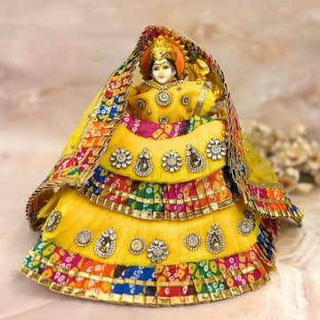 Handmade Kanakrekha Mata Rani Dress for Laddu Gopal | Designer Kanha Ji Poshak & Bal Gopal Dress for Janmashtami Festival