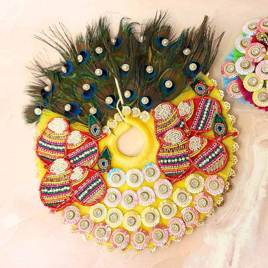Handmade Haripriya Designer Laddu Gopal Dress | Fancy Kanha Ji Poshak for Janmashtami | Bal Gopal & Krishna Ji Dress