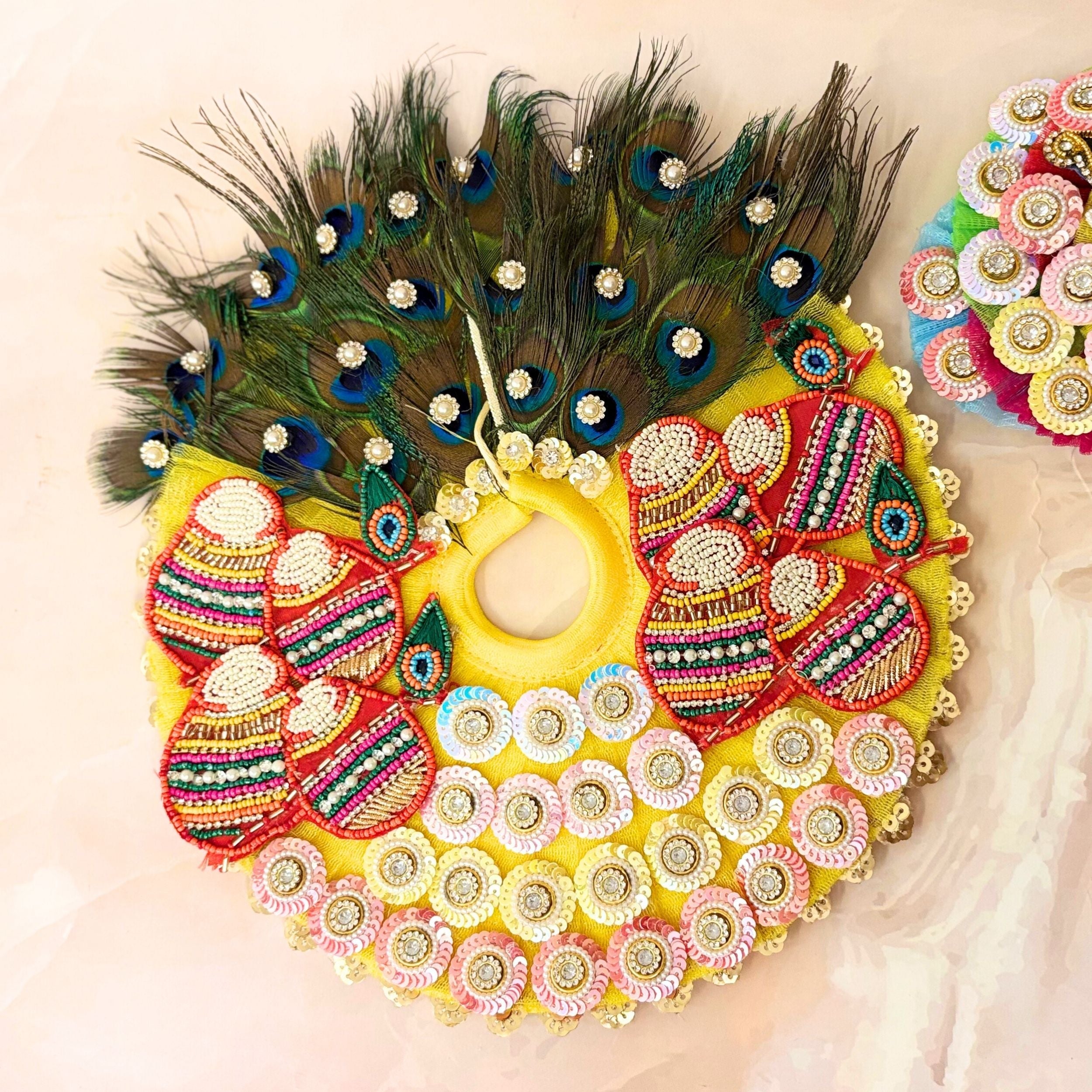 Handmade Haripriya Designer Laddu Gopal Dress | Fancy Kanha Ji Poshak for Janmashtami | Bal Gopal & Krishna Ji Dress