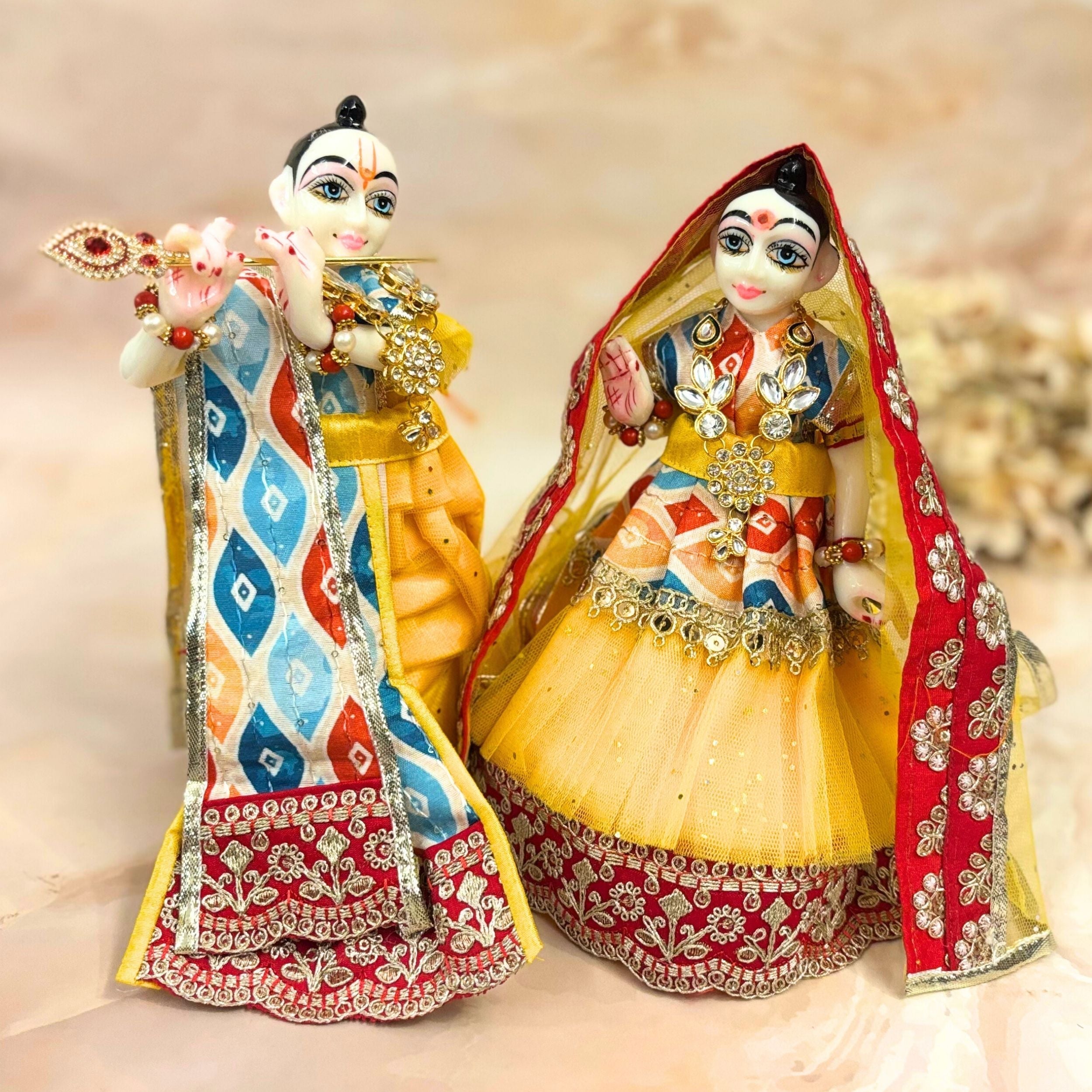 Handmade Designer Laddu Gopal Dress | Fancy Kanha Ji Poshak for Janmashtami | Bal Gopal & Krishna Ji Dress for Festivals