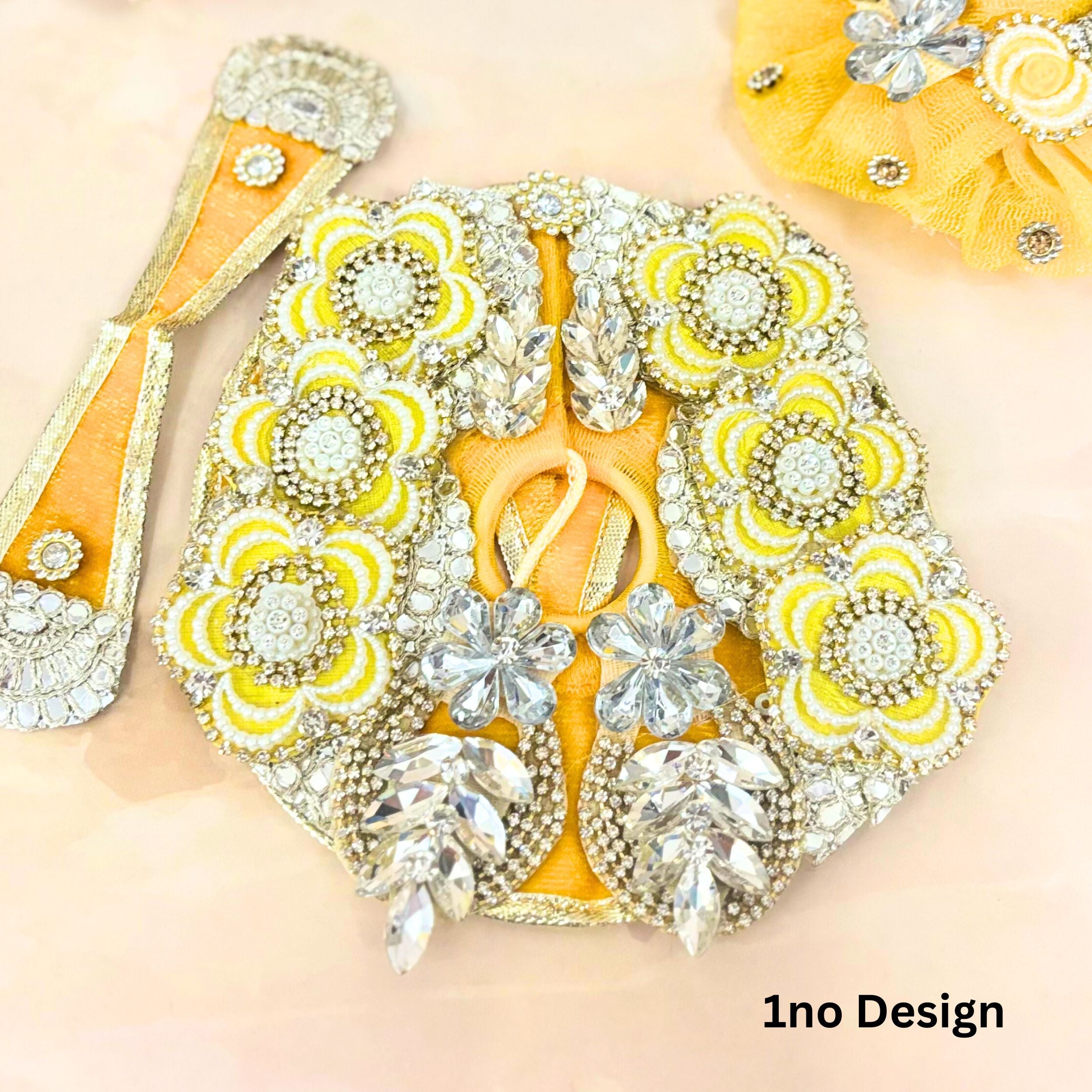 Handmade Laddu Gopal Dress - Designer Kanha Ji Poshak for Janmashtami | Fancy Bal Gopal Dress & Krishna Ji Dress for Festivals