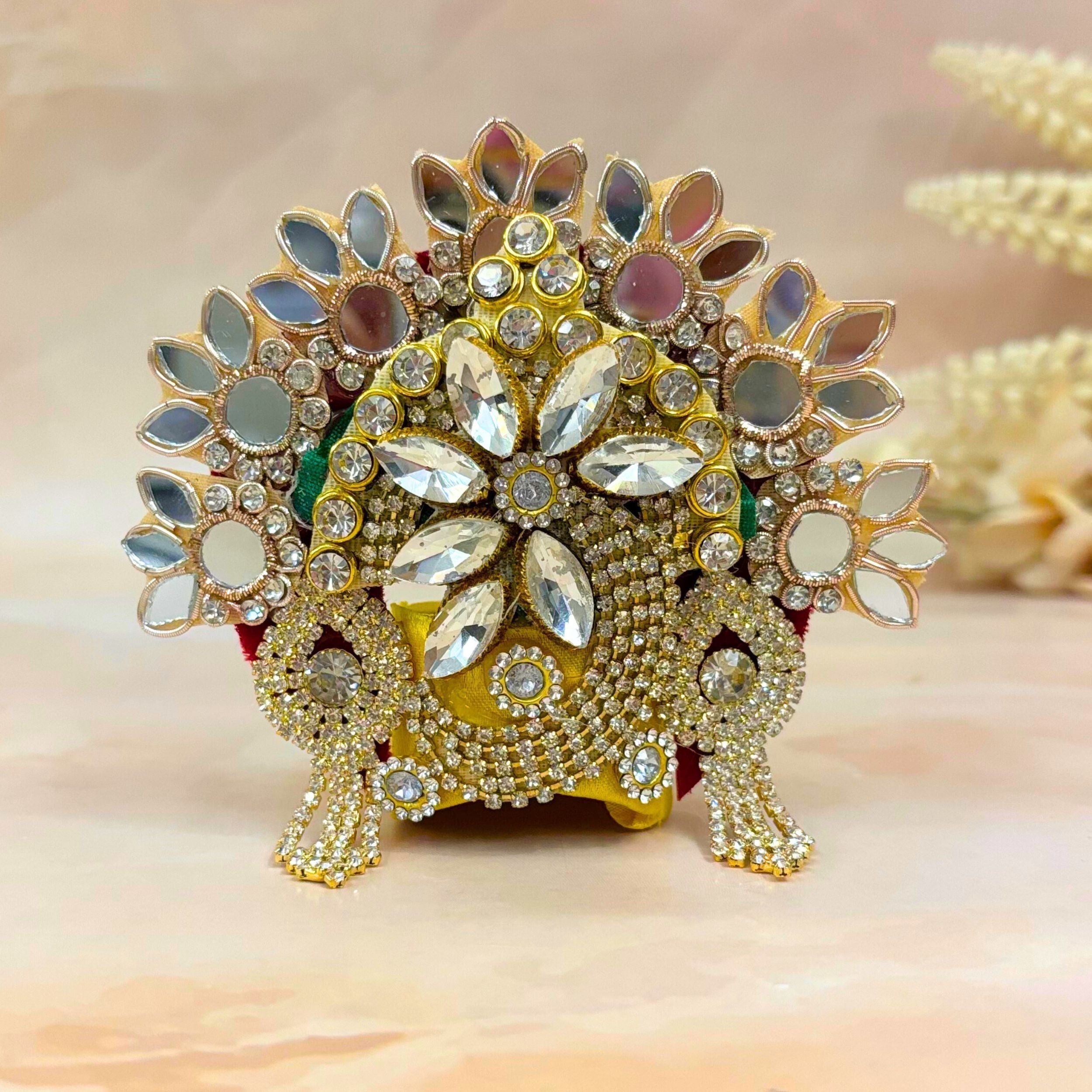 Handmade Kanakapushpa Laddu Gopal Dress - Designer Bal Gopal Poshak for Janmashtami Festival | Fancy Krishna Ji Dress for Kids
