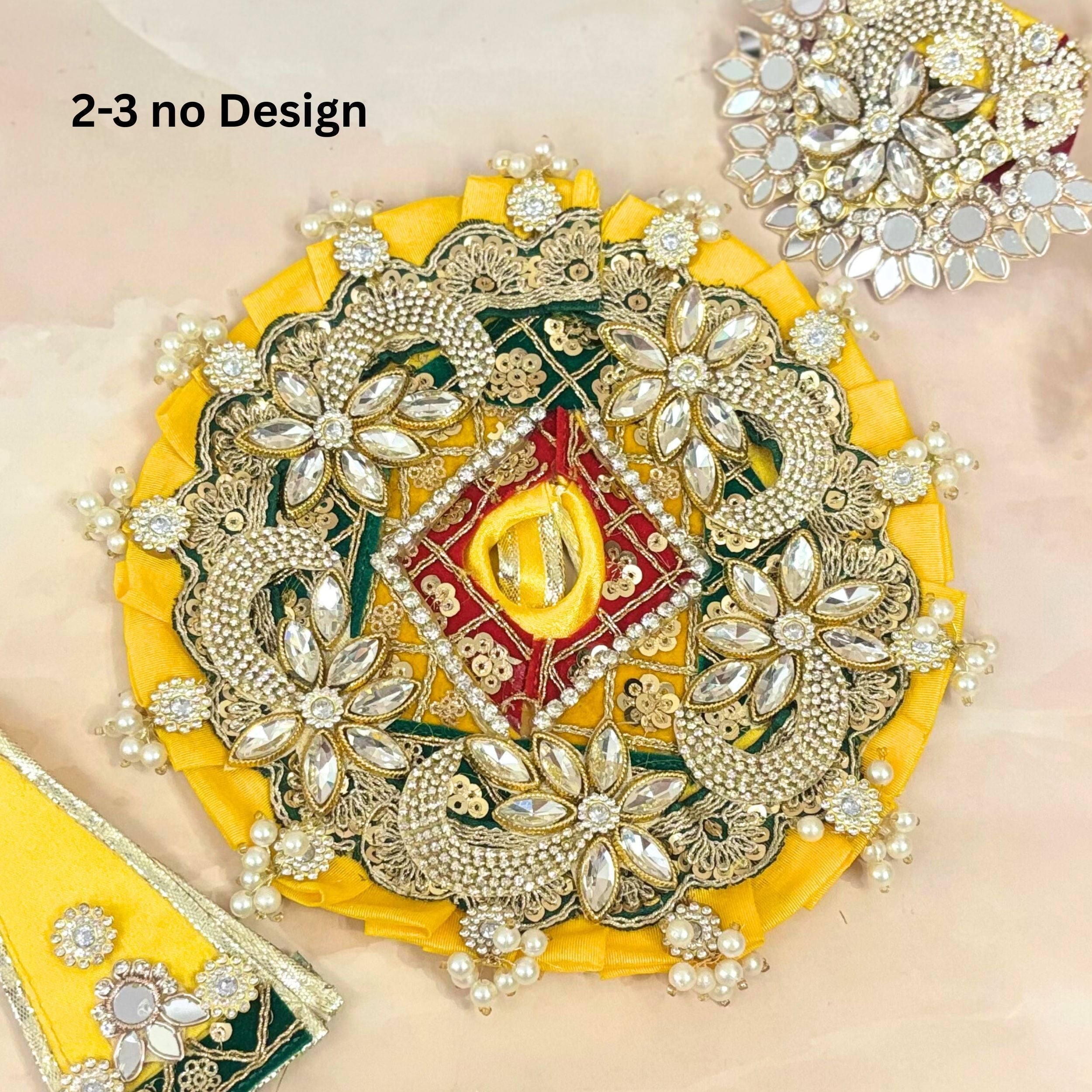 Handmade Kanakapushpa Laddu Gopal Dress - Designer Bal Gopal Poshak for Janmashtami, Fancy Krishna Ji Dress, Perfect for Festivals