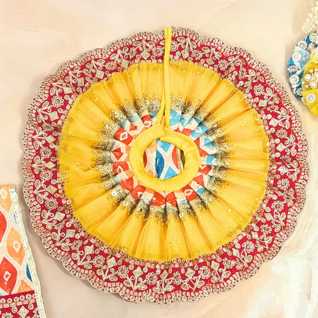 Handmade Designer Laddu Gopal Dress | Fancy Kanha Ji Poshak for Janmashtami | Bal Gopal & Krishna Ji Dress for Festivals