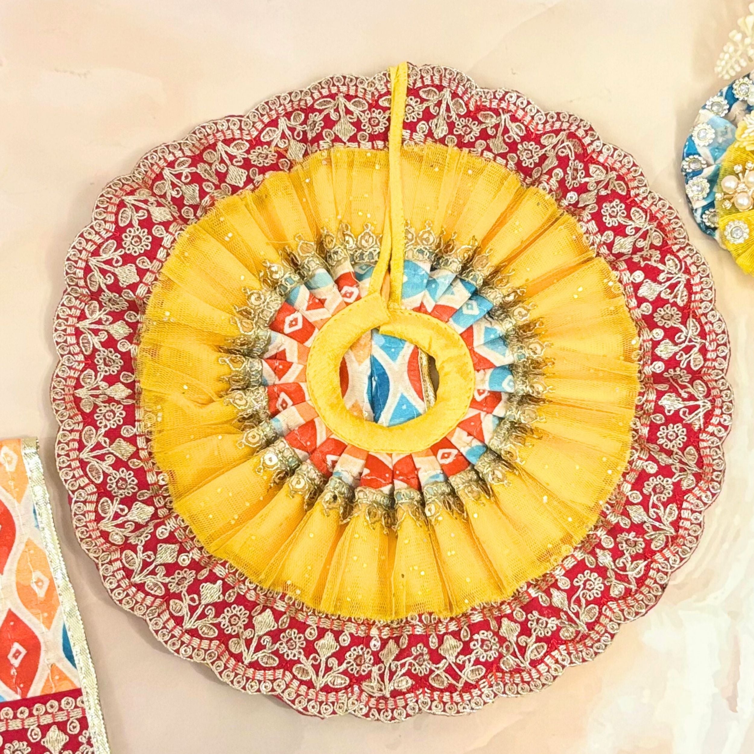 Handmade Designer Laddu Gopal Dress | Fancy Kanha Ji Poshak for Janmashtami | Bal Gopal & Krishna Ji Dress for Festivals