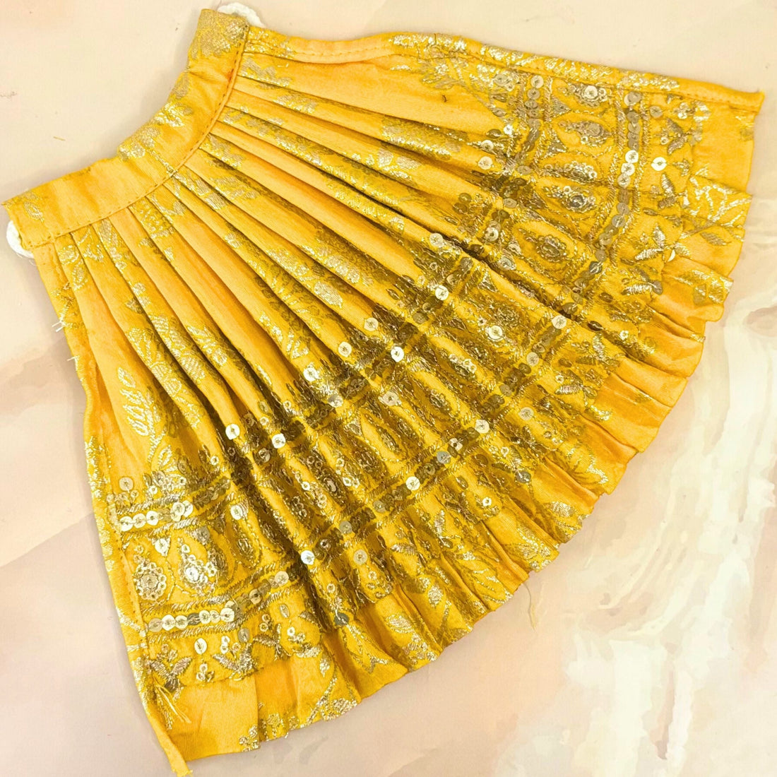 Handmade Suvarchala Mata Rani Dress - Designer Laddu Gopal Dress, Kanha Ji Poshak, Bal Gopal Dress for Janmashtami Festival