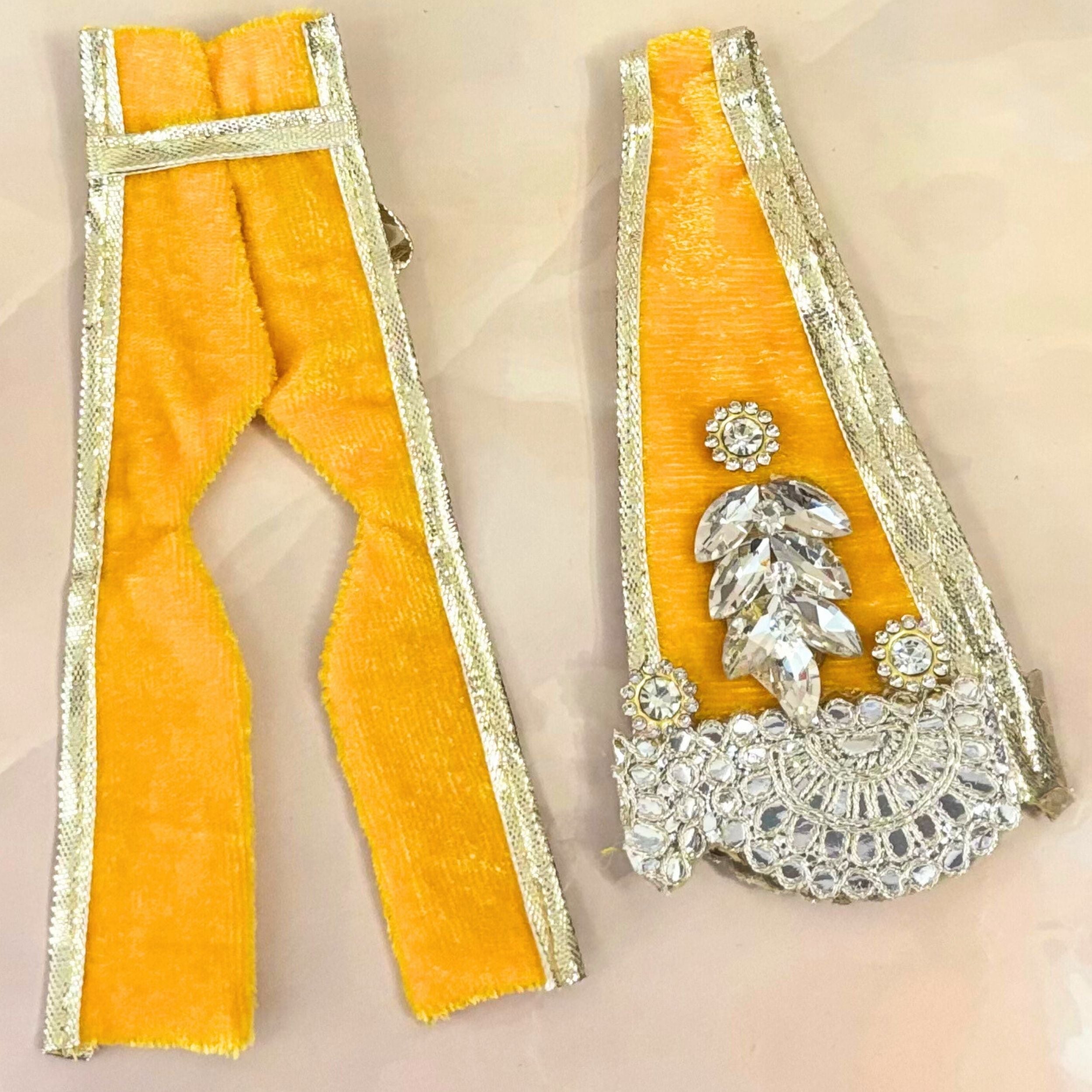 Handmade Laddu Gopal Dress - Designer Kanha Ji Poshak for Janmashtami | Fancy Bal Gopal Dress & Krishna Ji Dress for Festivals