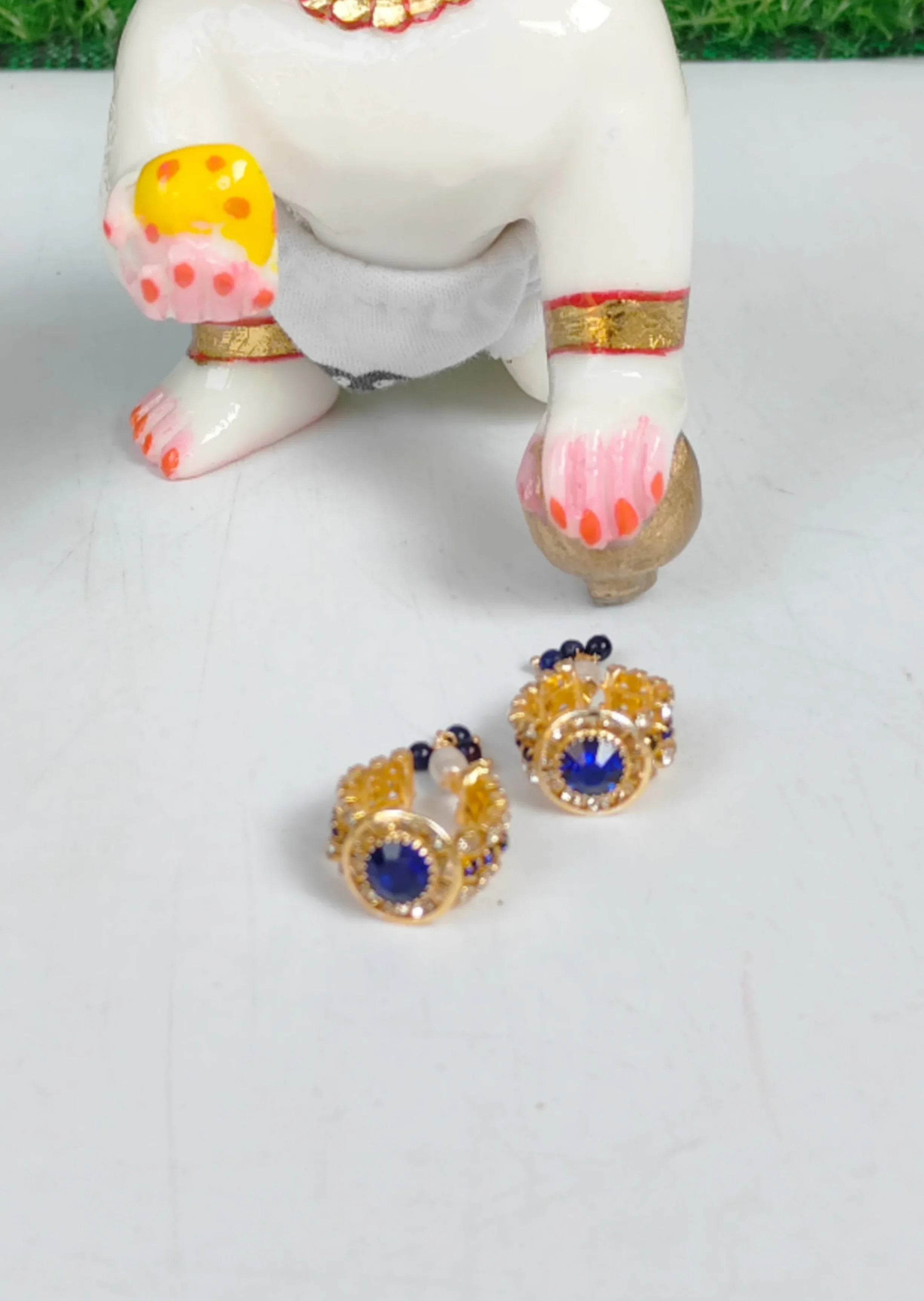 Handmade Designer Kangan for Laddu Gopal Ji - Perfect for 3 to 6 No. | Fancy Kanha Ji Poshak & Bal Gopal Dress for Janmashtami Celebrations