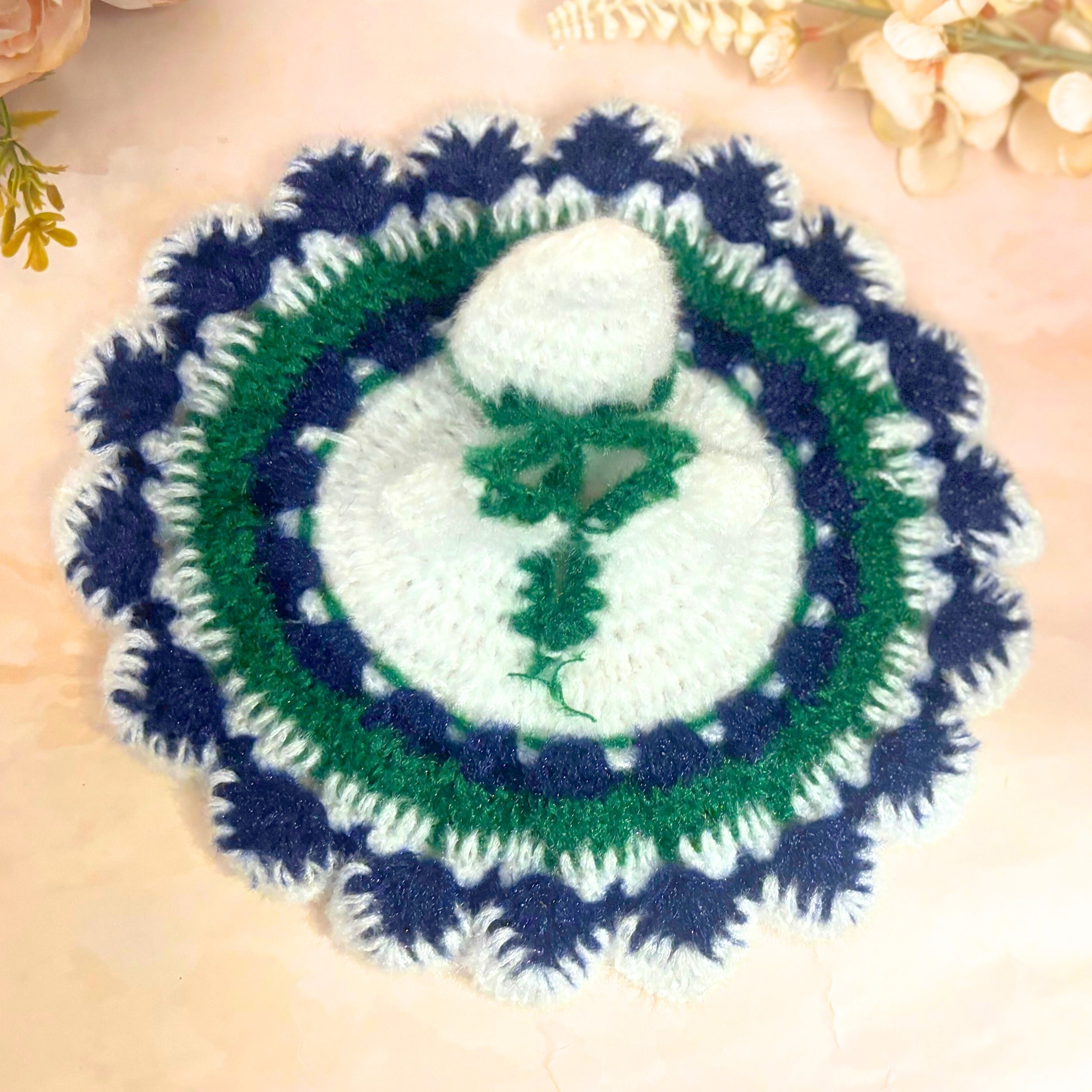 Handmade Harileela Woollen Laddu Gopal Dress - Designer Kanha Ji Poshak, Fancy Bal Gopal Dress for Janmashtami Celebrations