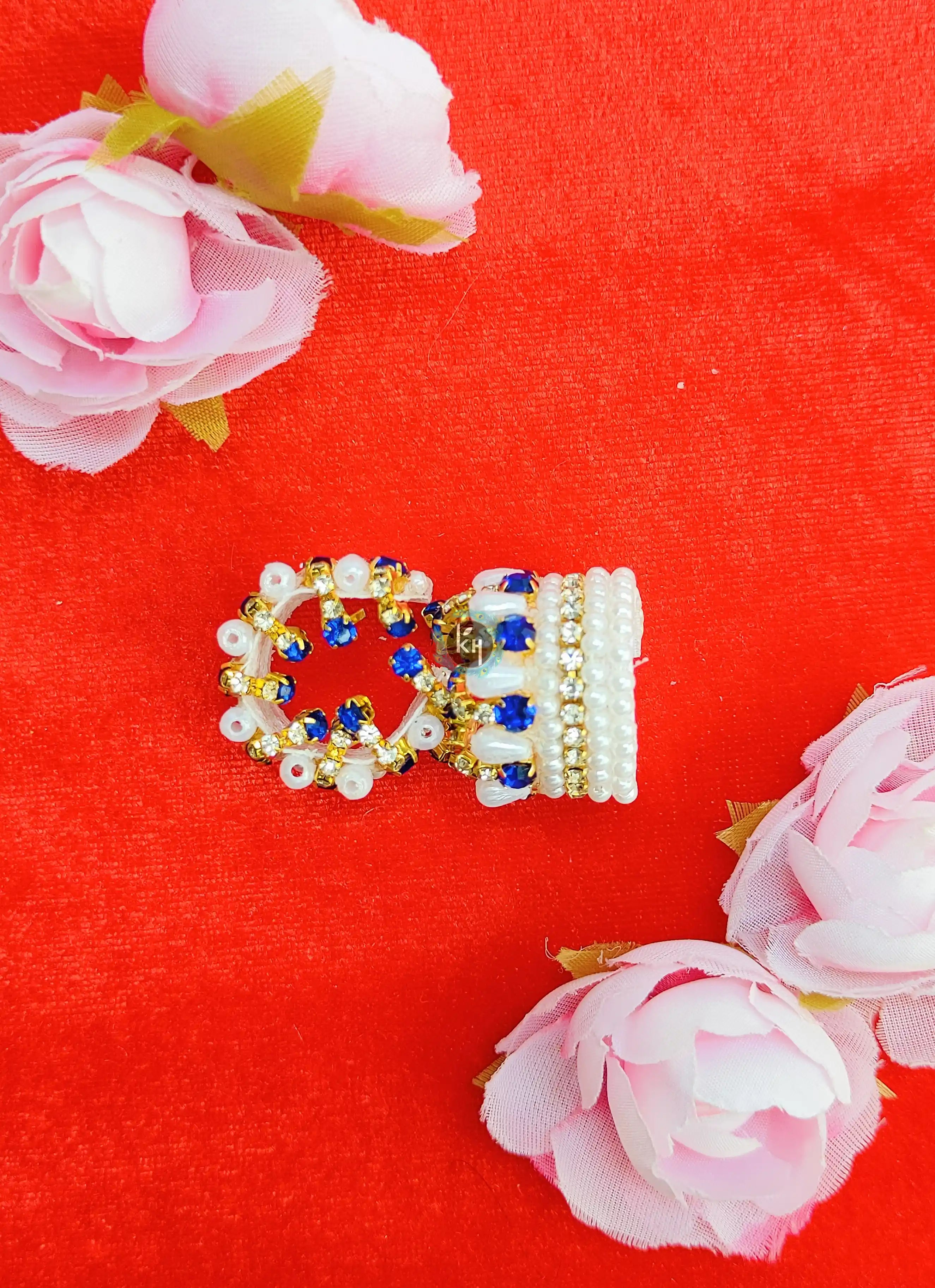 Handmade Heavy Kangan for Laddu Gopal Ji - Perfect for 5 to 7 No. | Designer Kanha Ji Poshak & Bal Gopal Dress for Janmashtami Festival
