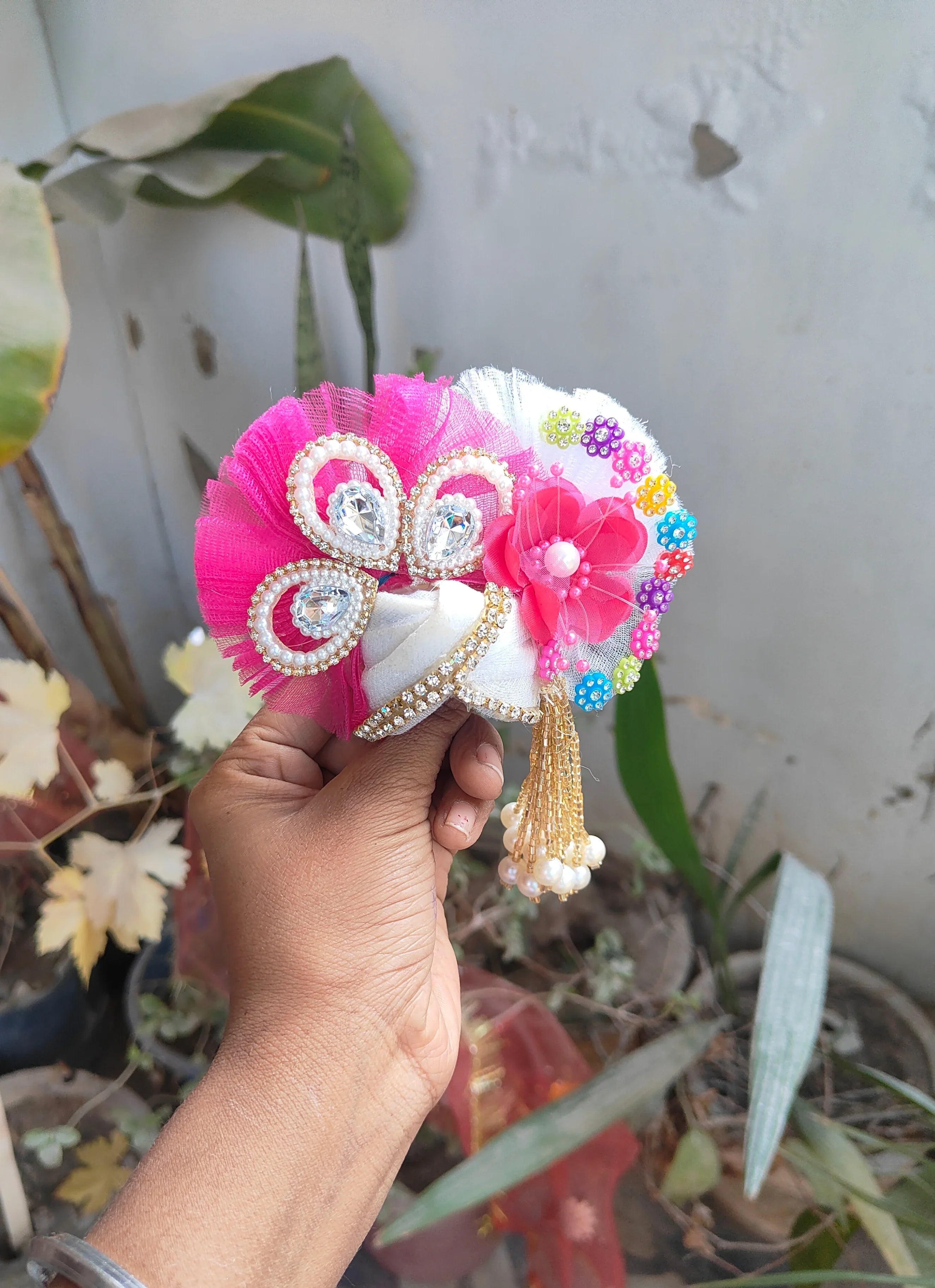 Handmade Holi Special Laddu Gopal Dress with Pagdi & Choli | Designer Kanha Ji Poshak for Janmashtami | Fancy Bal Gopal & Krishna Ji Dress