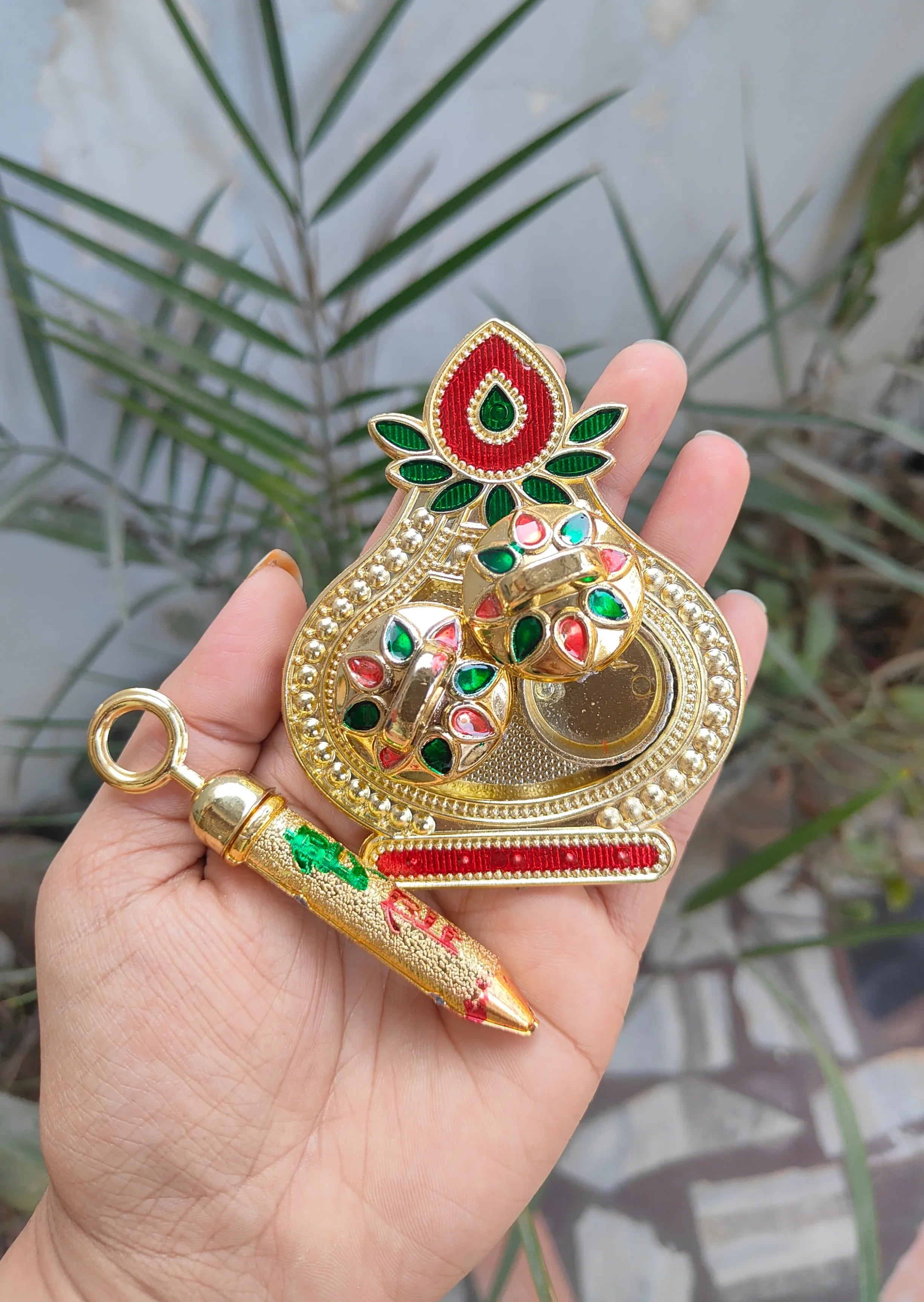 Holi plate for laddu gopal ji