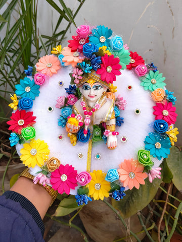 Handmade Holi Laddu Gopal Dress with Pagdi & Choli | Designer Kanha Ji Poshak | Fancy Bal Gopal Dress for Janmashtami Celebration