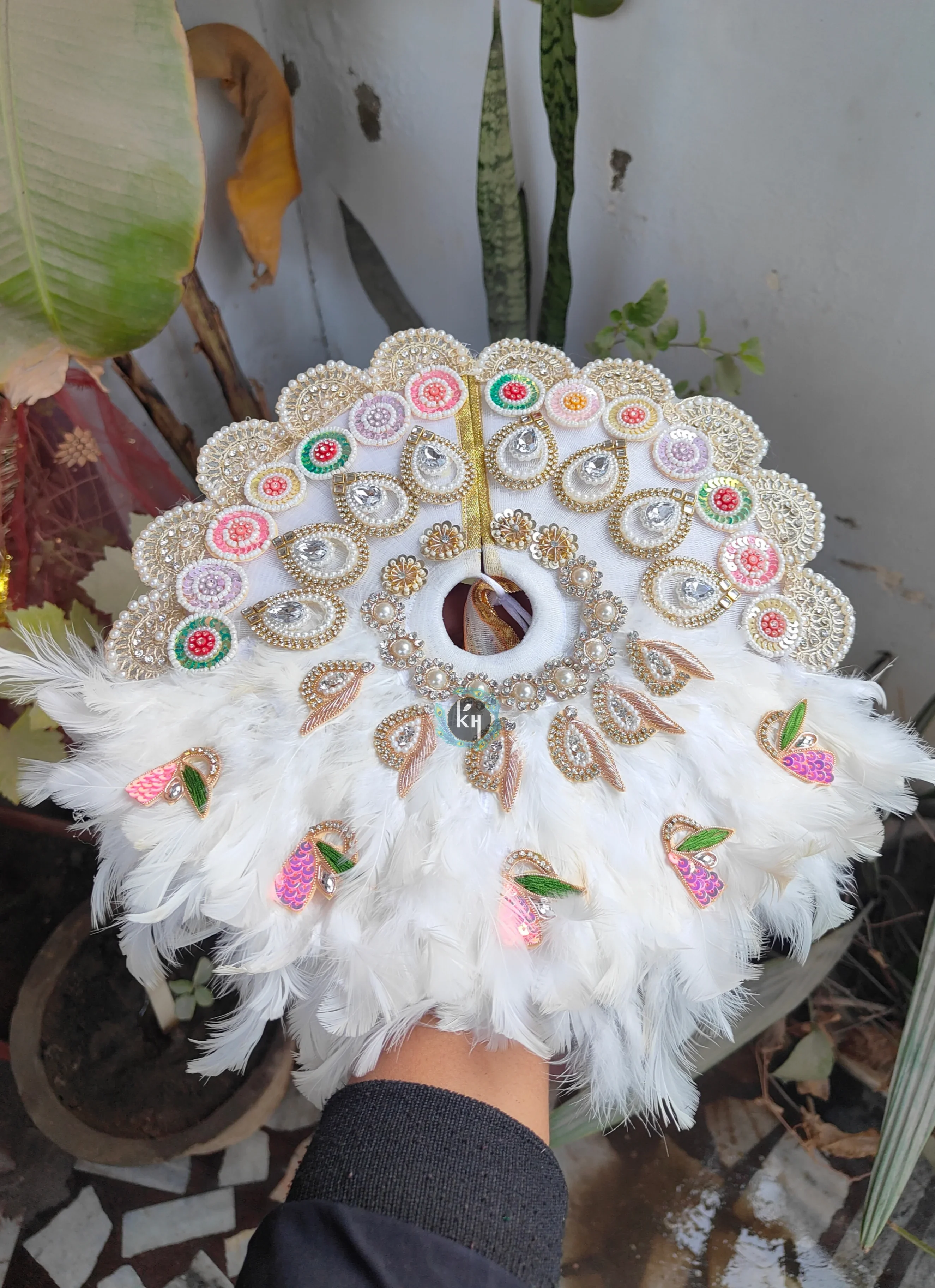 Handmade Holi Special Laddu Gopal Dress with Pagdi & Choli | Designer Kanha Ji Poshak for Janmashtami | Fancy Bal Gopal & Krishna Ji Dress