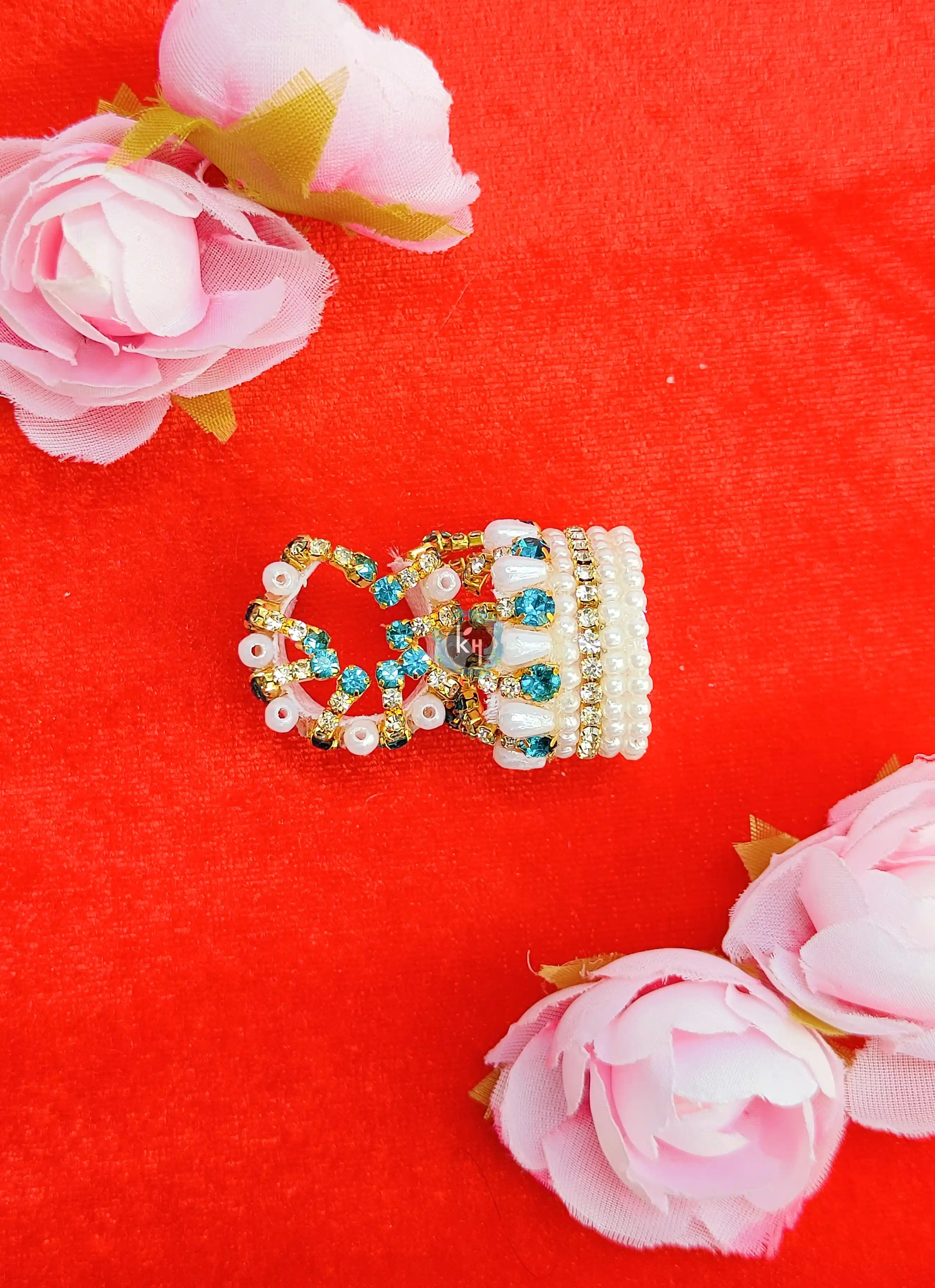 Handmade Heavy Kangan for Laddu Gopal Ji - Perfect for 5 to 7 No. | Designer Kanha Ji Poshak & Bal Gopal Dress for Janmashtami Festival