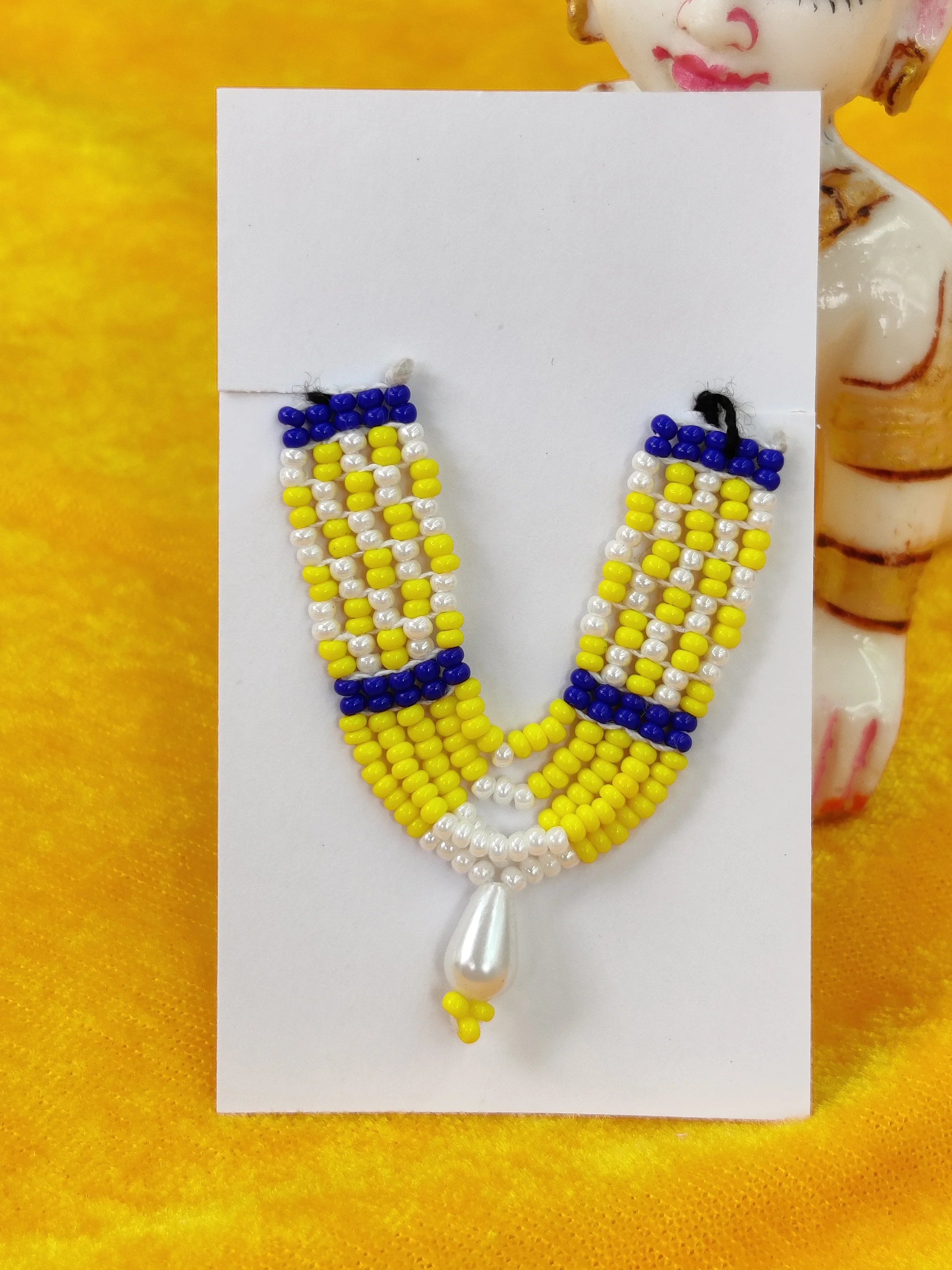 ladoo gopal chid moti necklace suitable for 2-4no. (KH-059)