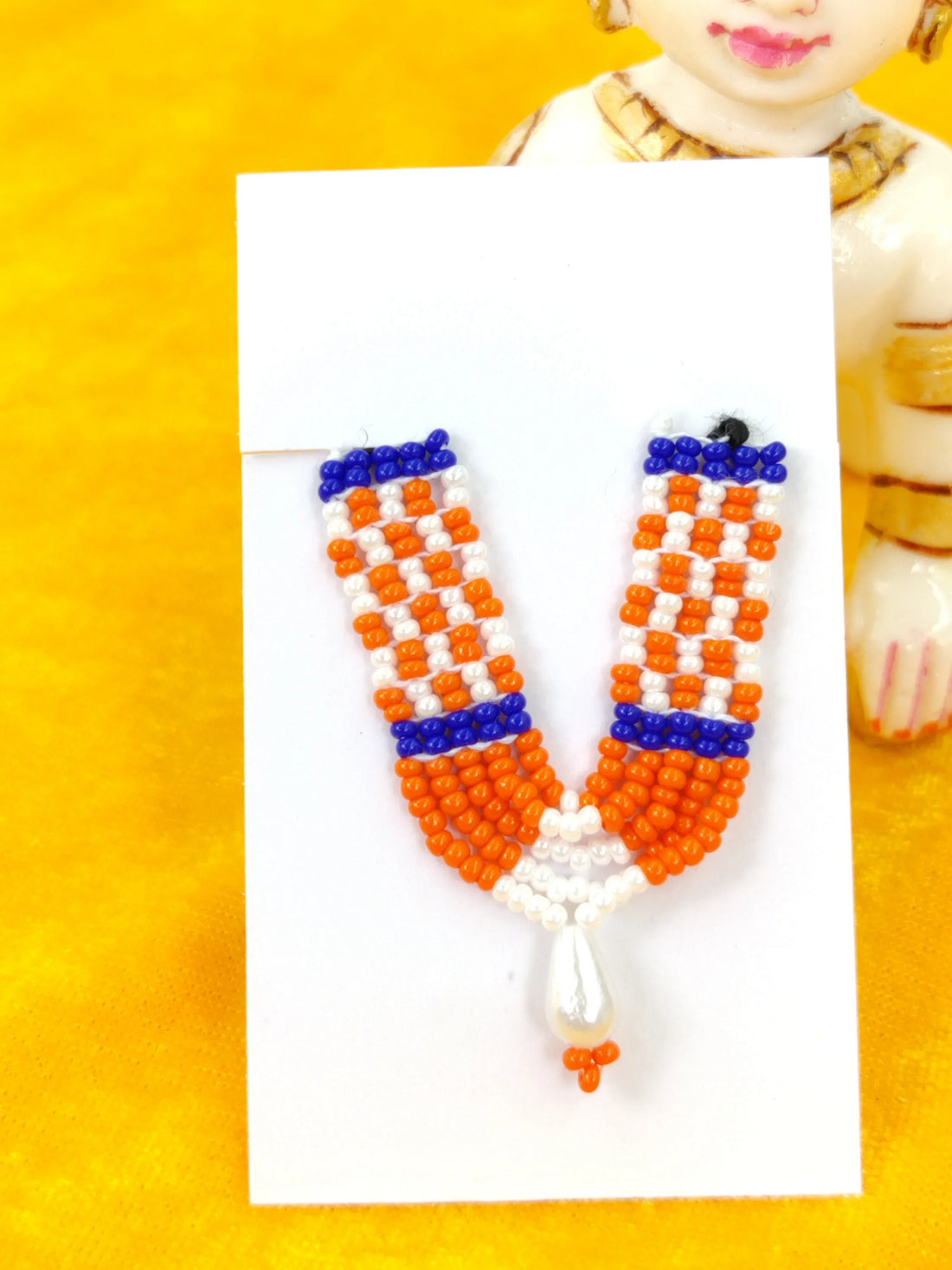 ladoo gopal chid moti necklace suitable for 2-4no. (KH-059)