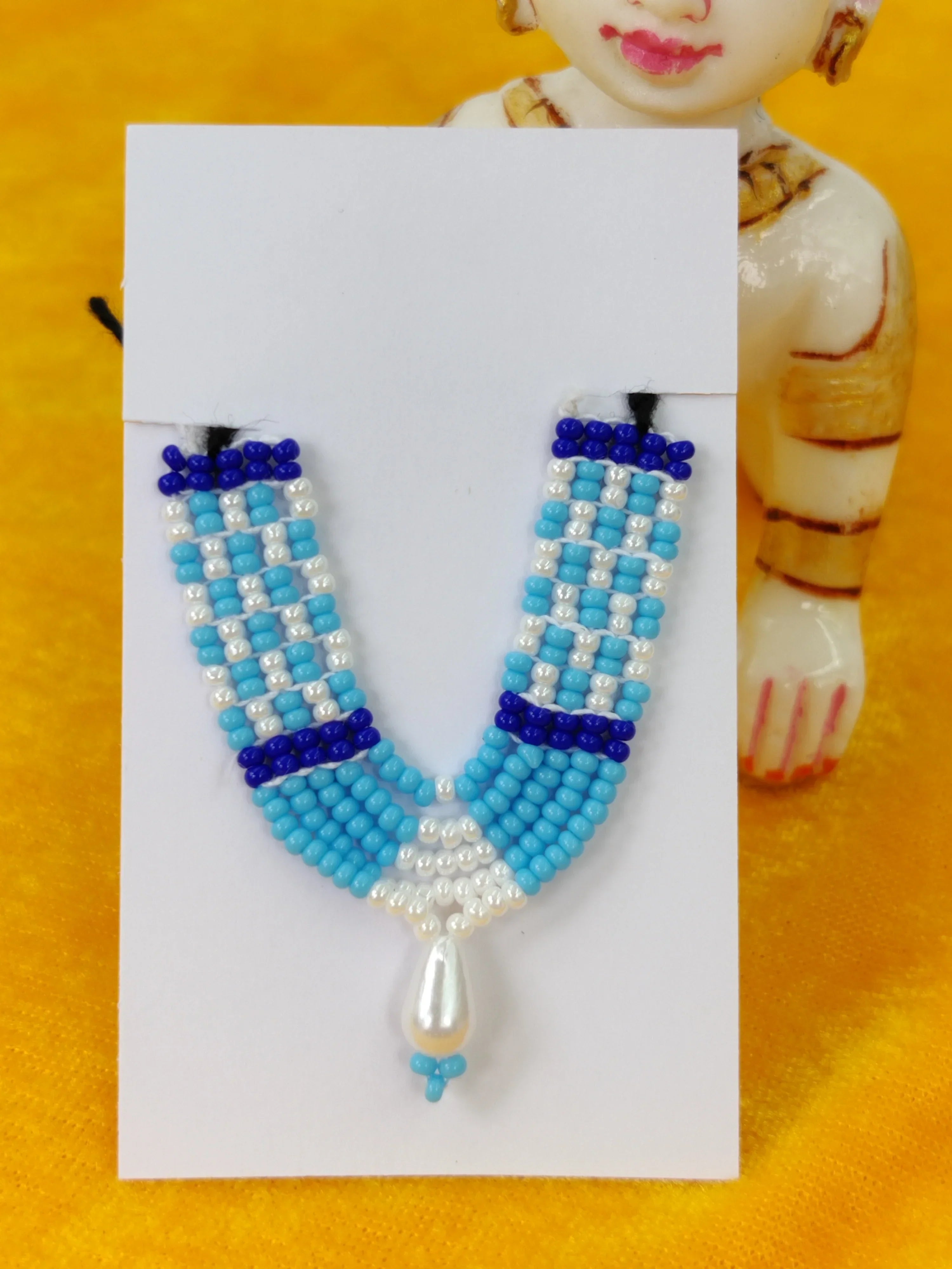 ladoo gopal chid moti necklace suitable for 2-4no. (KH-059)