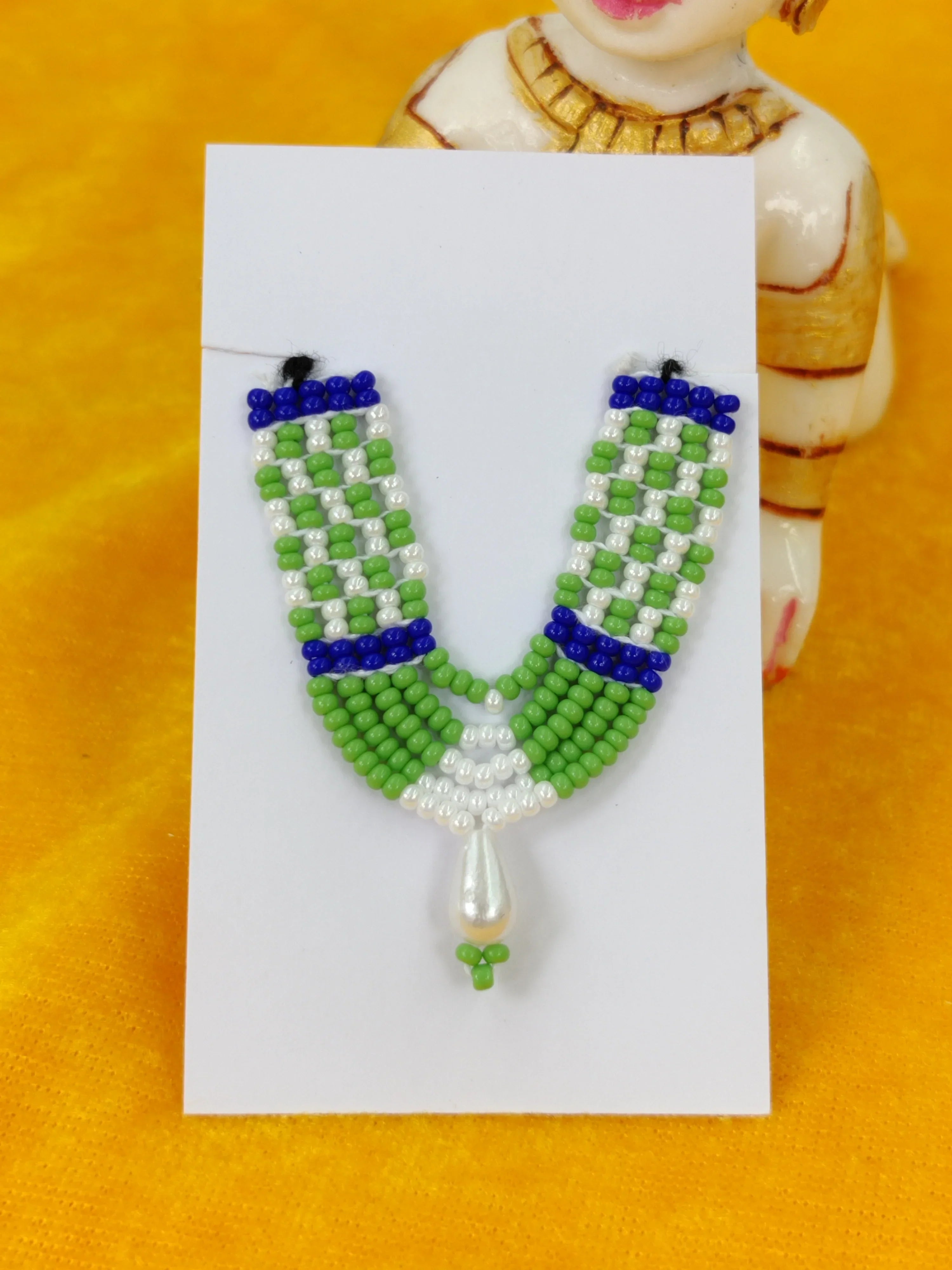 ladoo gopal chid moti necklace suitable for 2-4no. (KH-059)