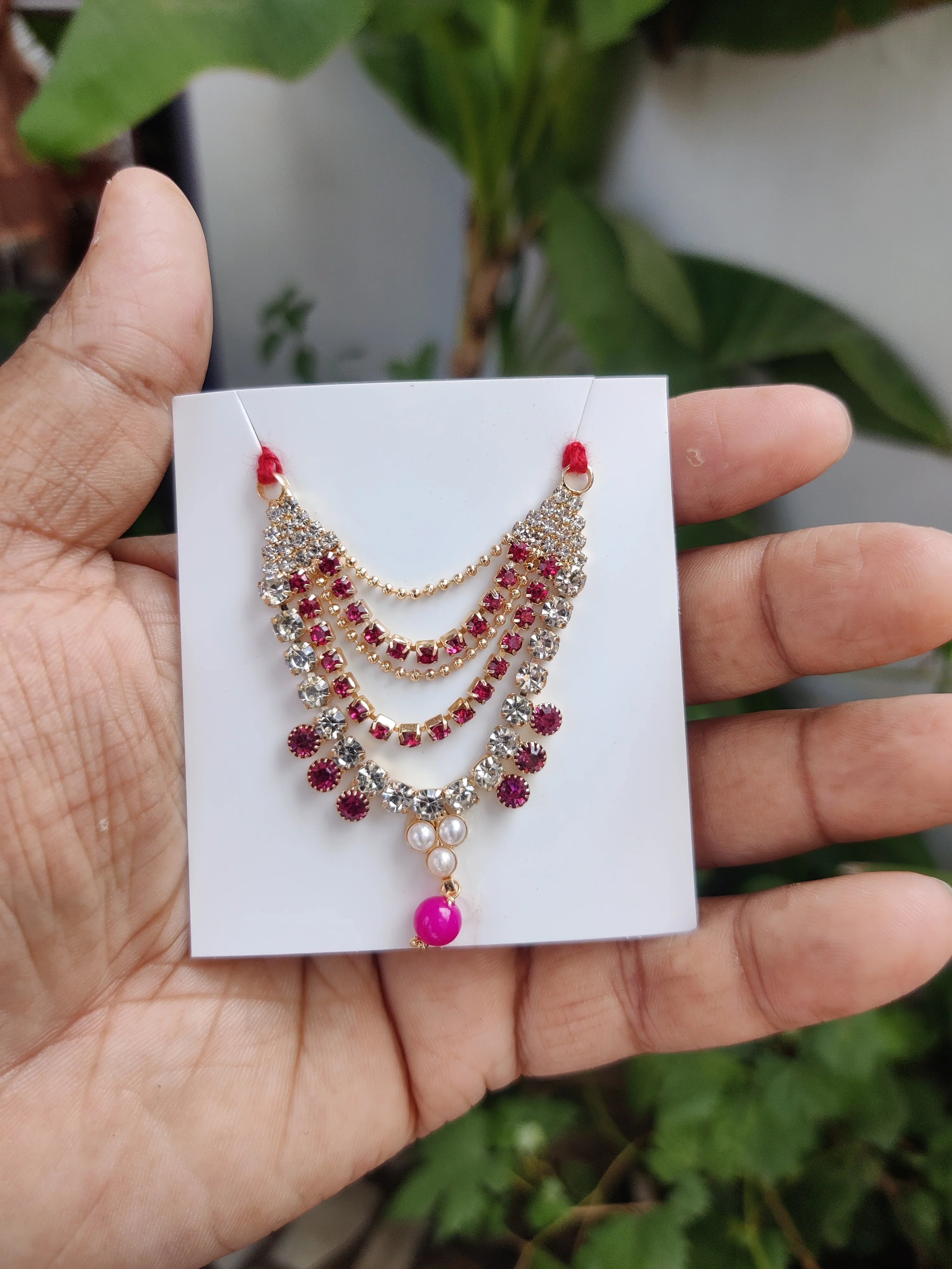 ladoo gopal mala suitable for 0-7no. (KH-077)