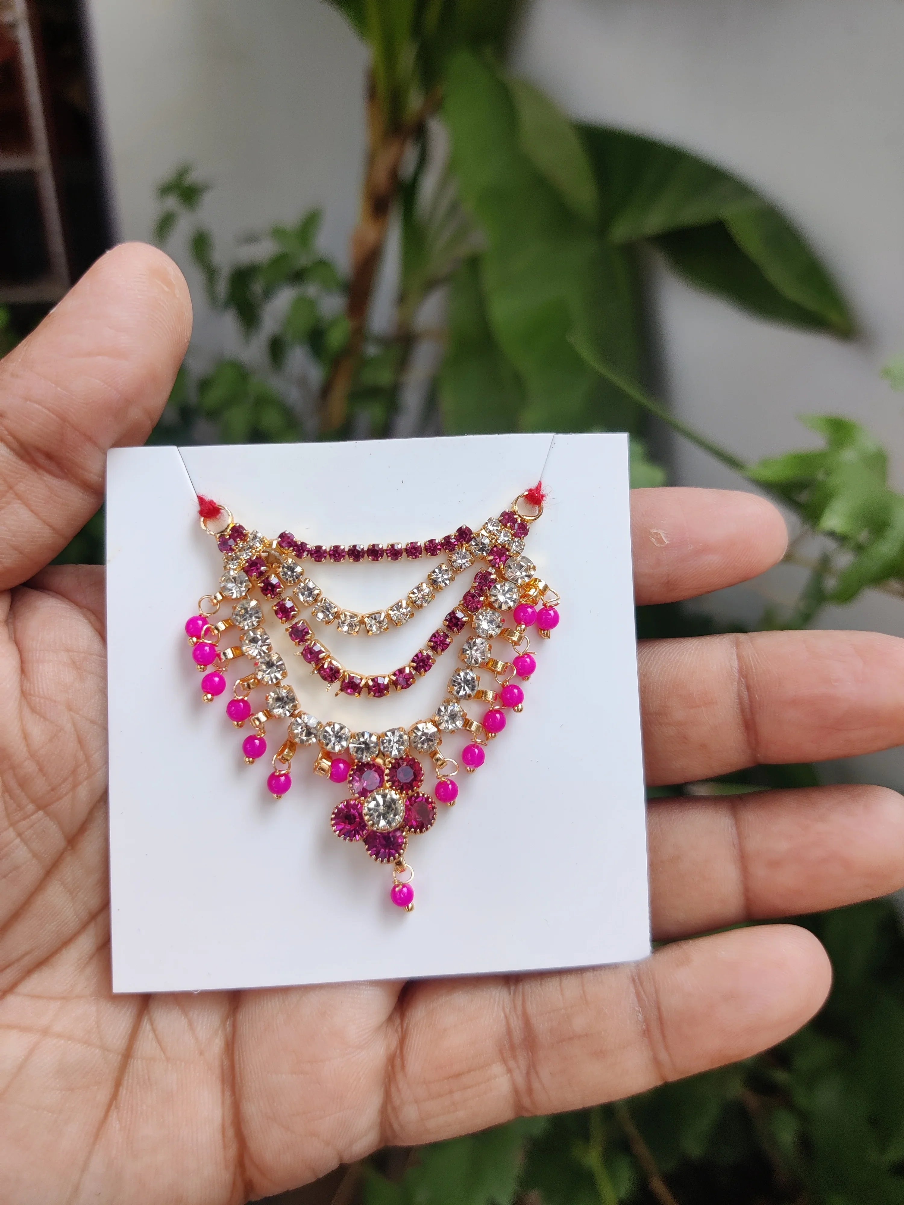 ladoo gopal mala suitable for 0-7no. (KH-080)