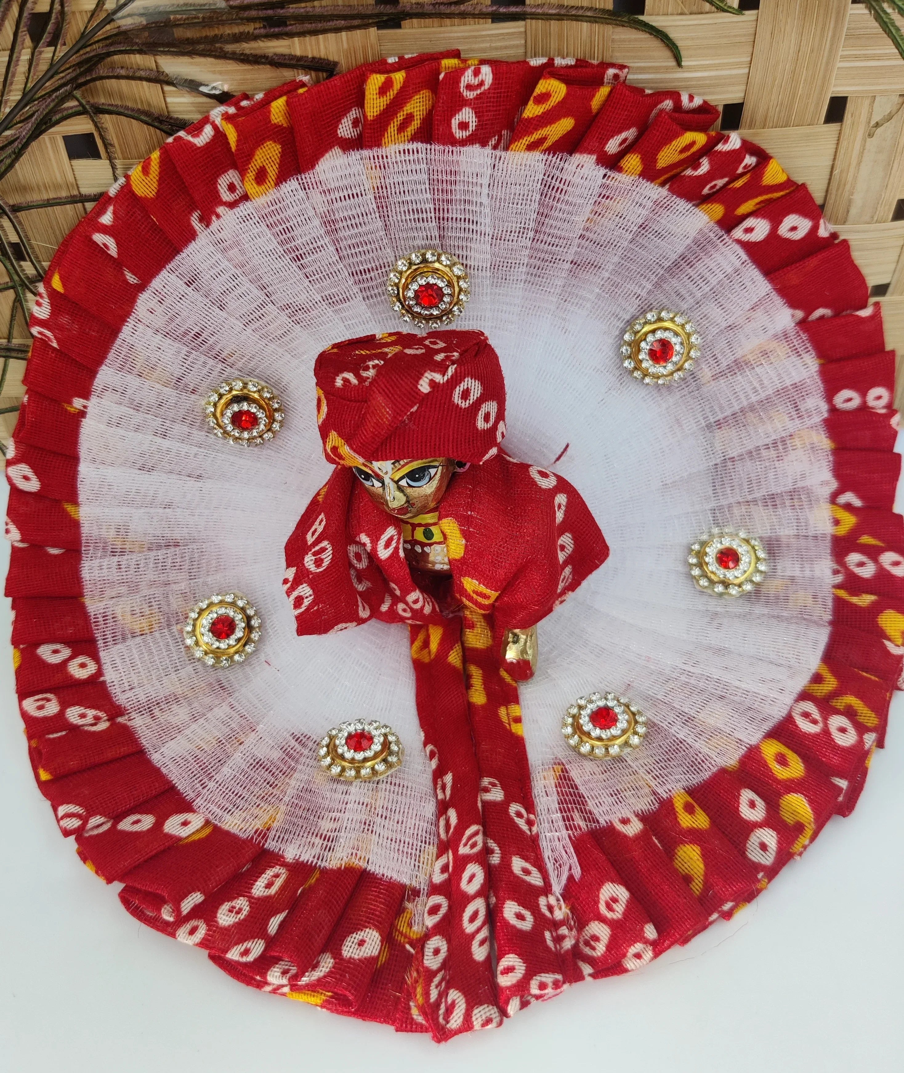 Handmade Designer Laddu Gopal Dress | Fancy Kanha Ji Poshak for Janmashtami | Bal Gopal & Krishna Ji Dress for Festivals