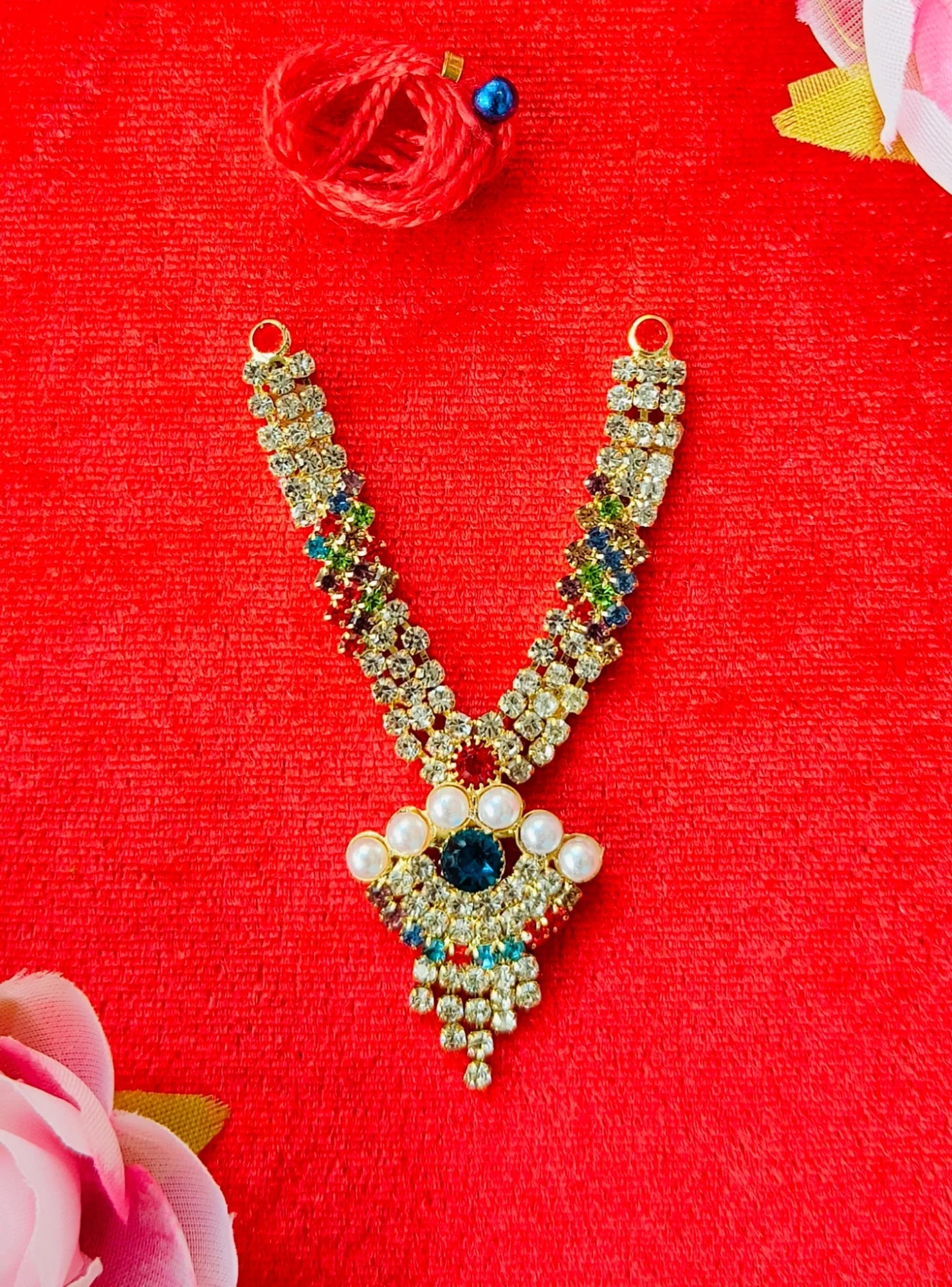 Mala for laddu gopal ji suitable for 0-7no. (kh-098)