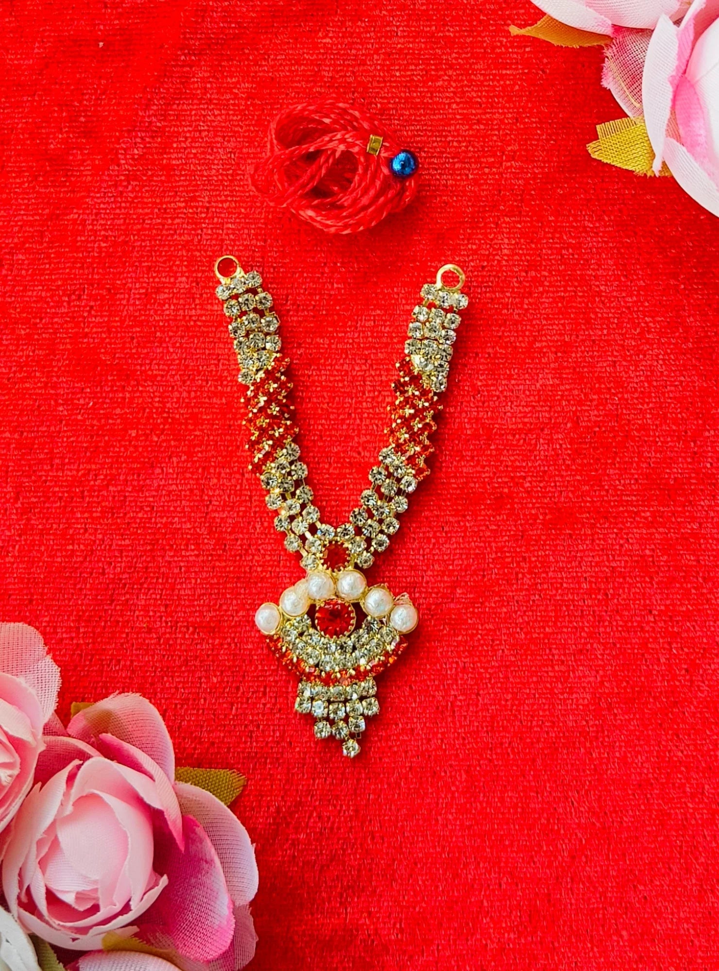 Mala for laddu gopal ji suitable for 0-7no. (kh-098)