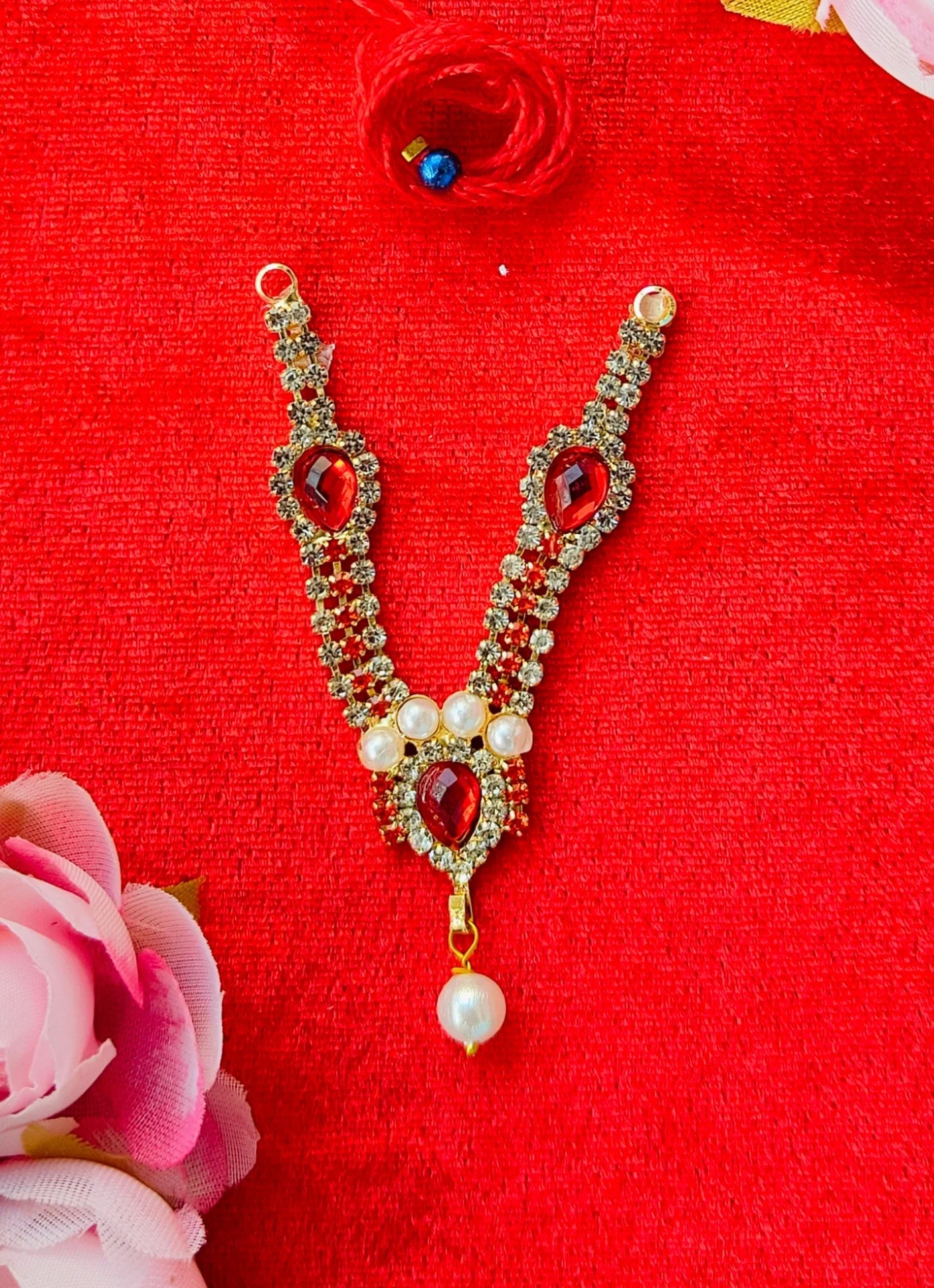 Mala for laddu gopal ji suitable for 0-7no. (kh-091)
